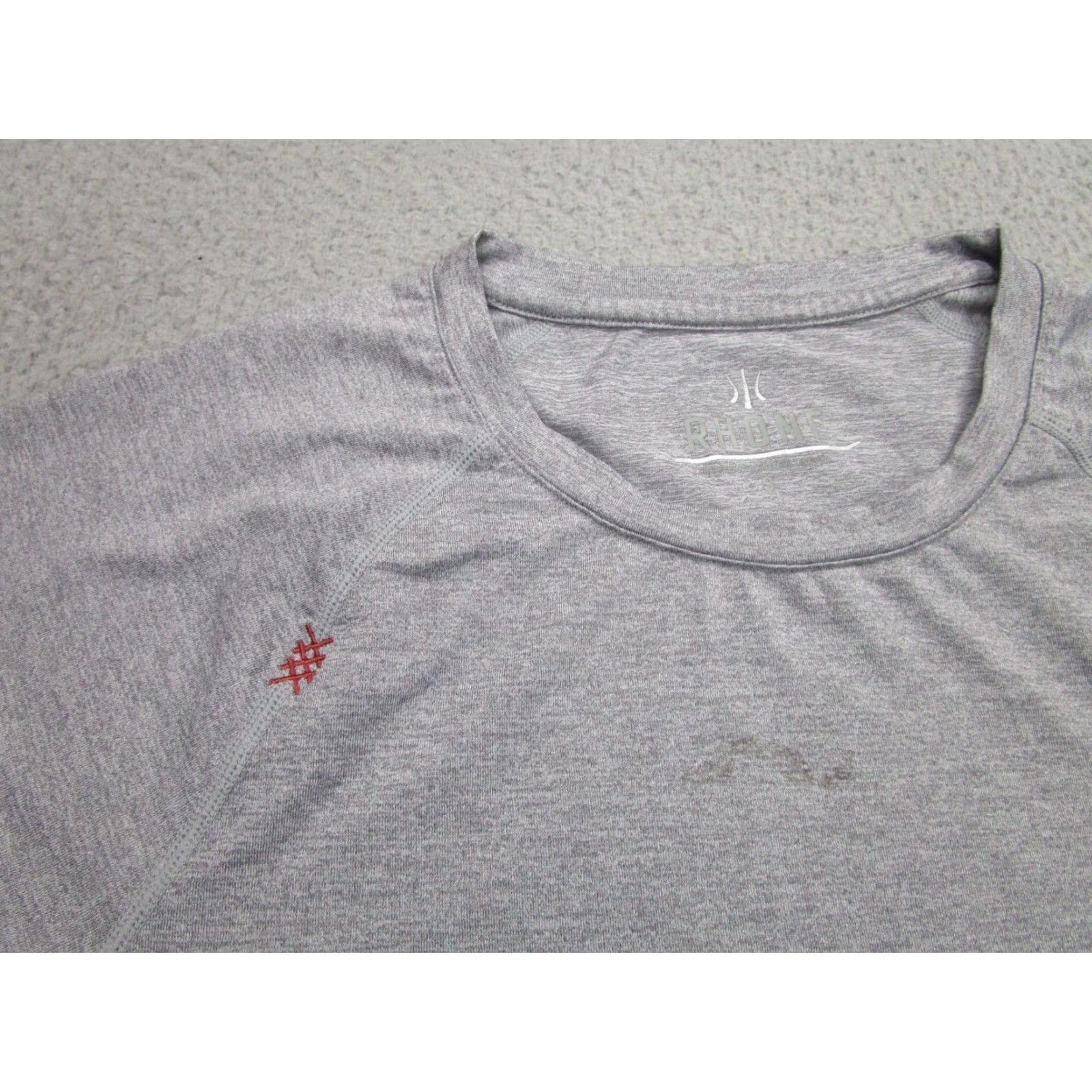 Rhone VINTAGE Rhone Men's Activewear T-Shirt Small Gray Performance Yoga Workout Gym Short Sleeve Pullover Size US S / EU 44-46 / 1 - 4 Thumbnail