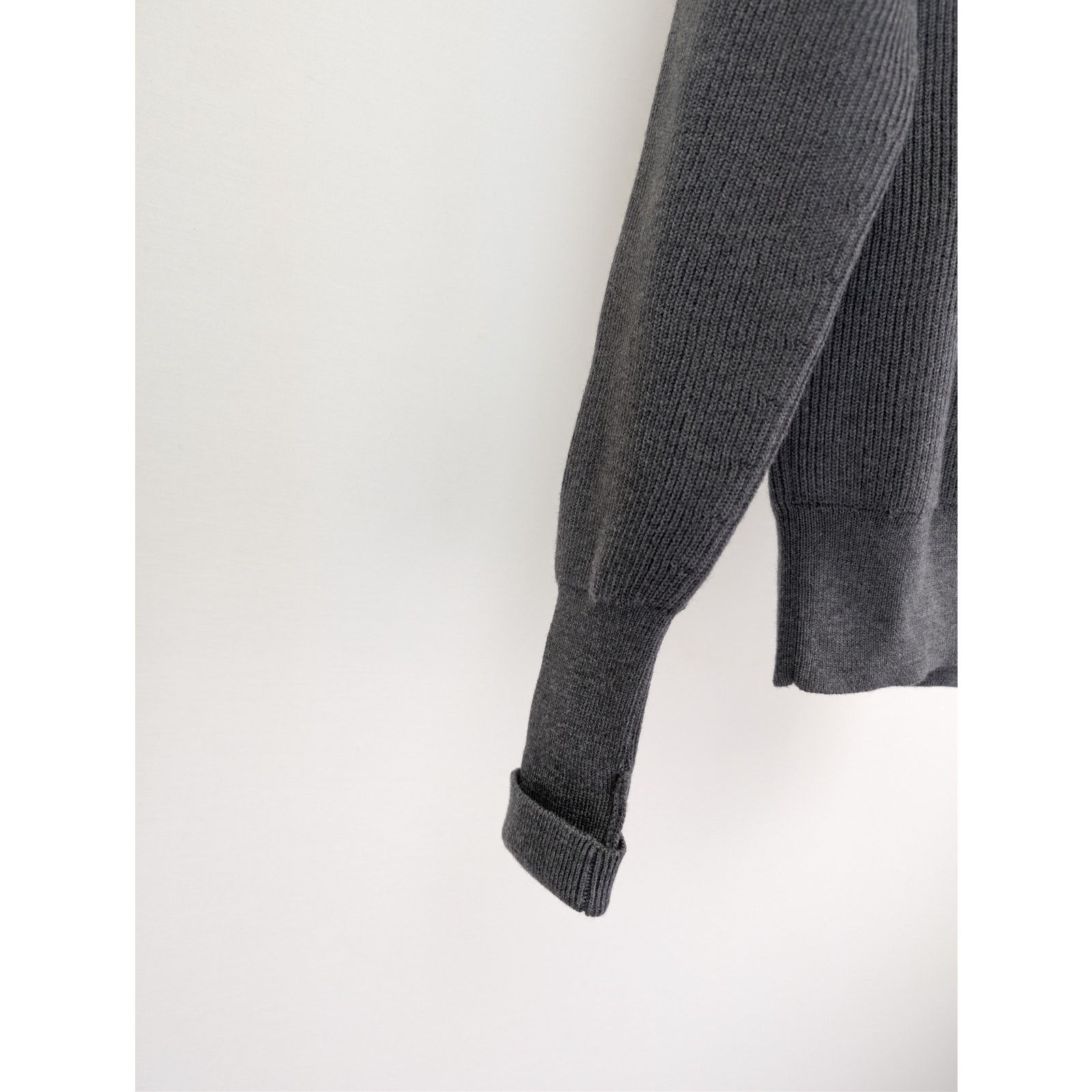 Tom Ford o1rshd1 CC20 Zipper Hi-Neck Sweatshirt in Grey Size US M / EU 48-50 / 2 - 6 Thumbnail
