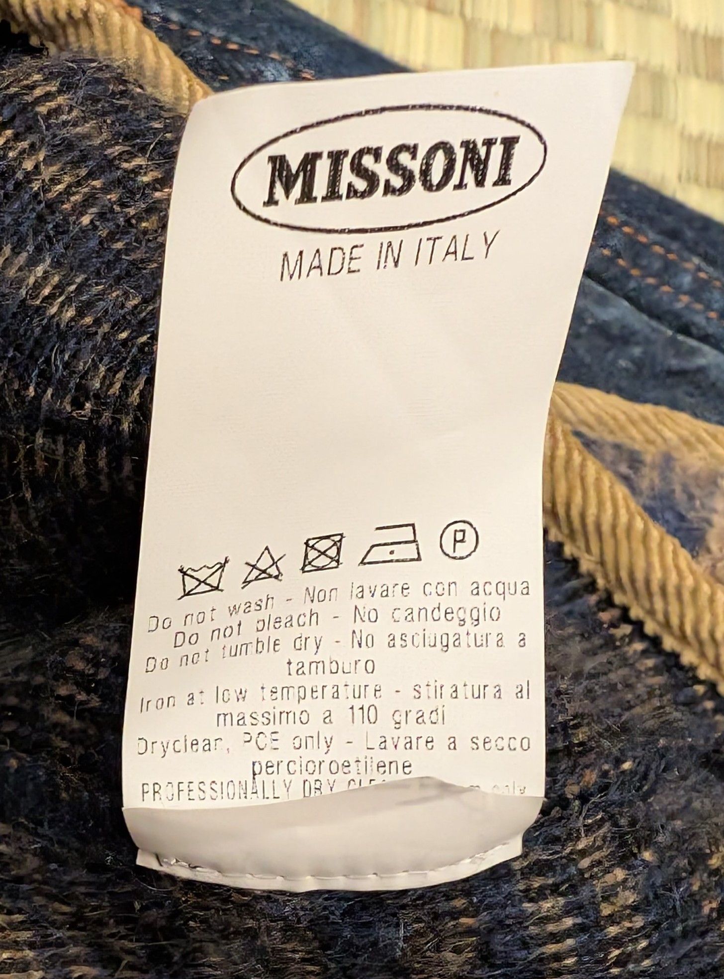 Jean Machine Jean Machine x Missoni JM-4 Mohair Liner Denim Jacket Size US M / EU 48-50 / 2 - 6 Thumbnail
