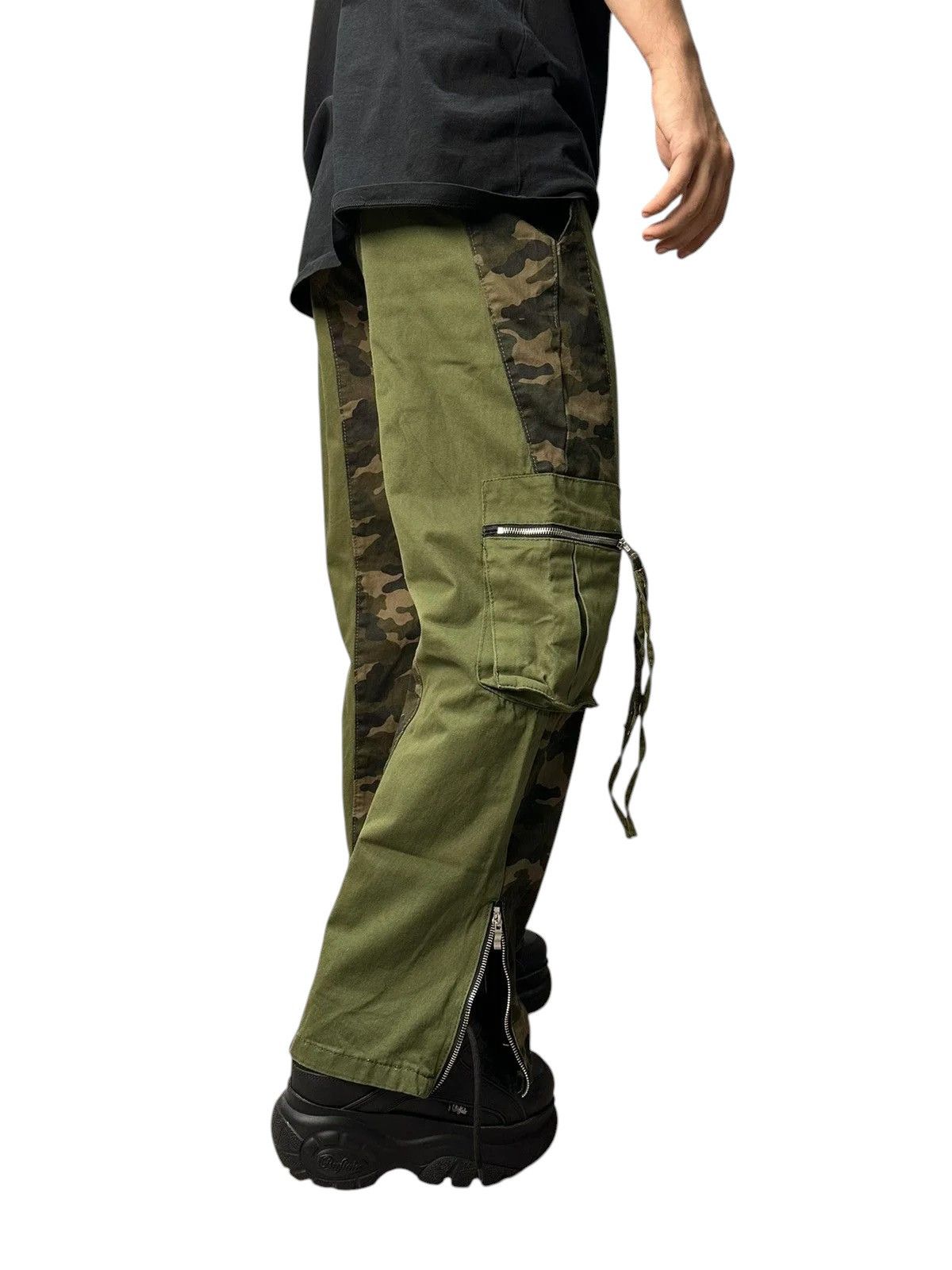 GOA Vintage LGB GOA Flare Military Cargo Pants Ifsixwasnine Size US 32 / EU 48 - 12 Thumbnail