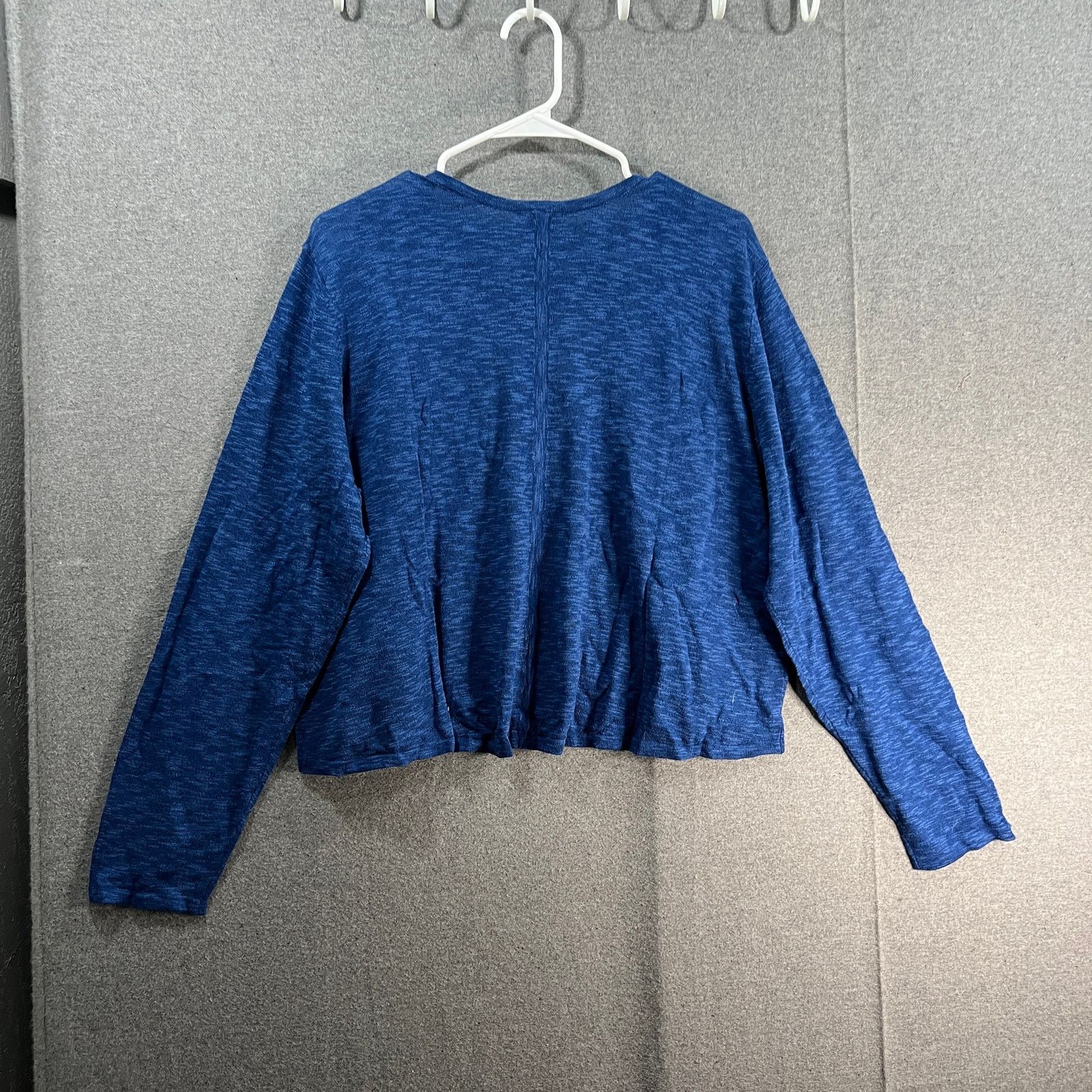 Other Joan Rivers Women's Cardigan Cotton Blend Slub Cardigan Size XL / US 12-14 / IT 48-50 - 2 Thumbnail