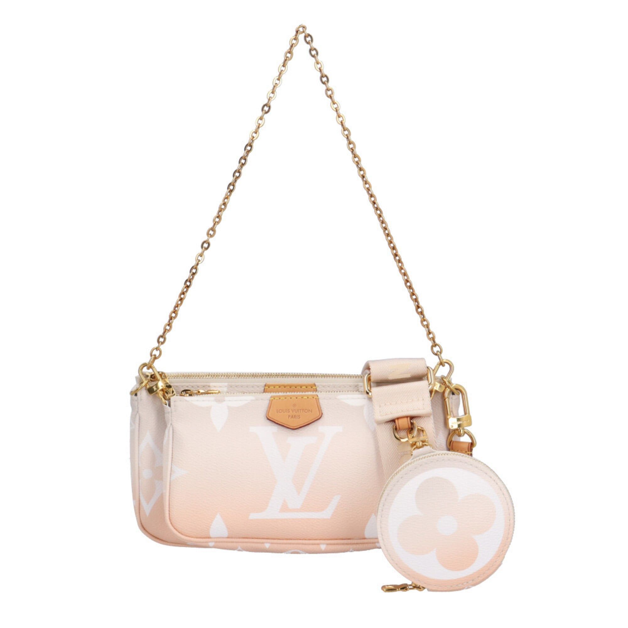 Louis Vuitton Louis Vuitton Multi Pochette Accessoires Giant Monogram Shoulder Bag, M57633, Pink, Women's, LOUIS VUITTON, 2-way Size ONE SIZE - 1 Thumbnail