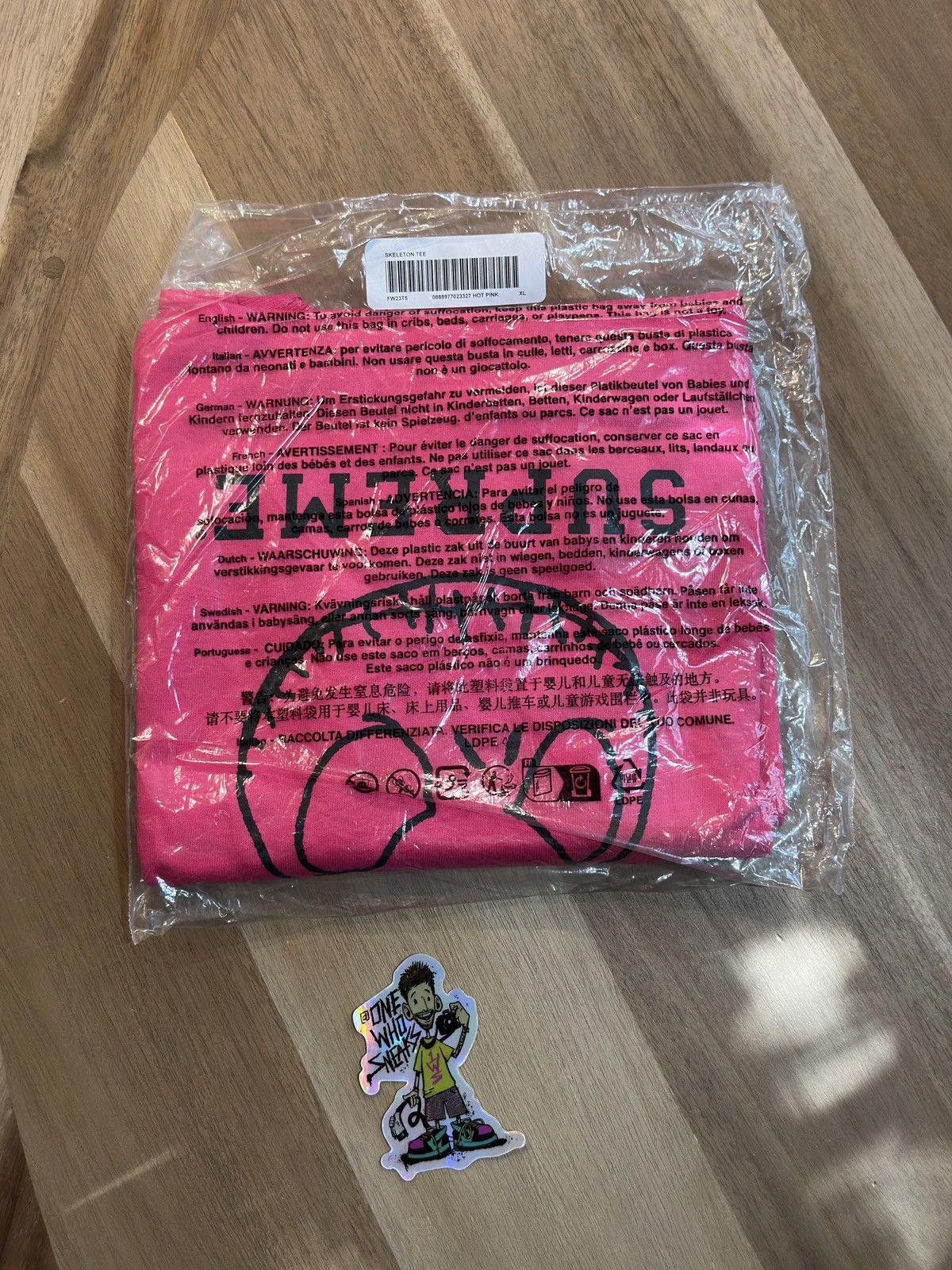 Supreme Supreme Skeleton Tee & Sticker Size XL Size US XL / EU 56 / 4 - 4 Thumbnail