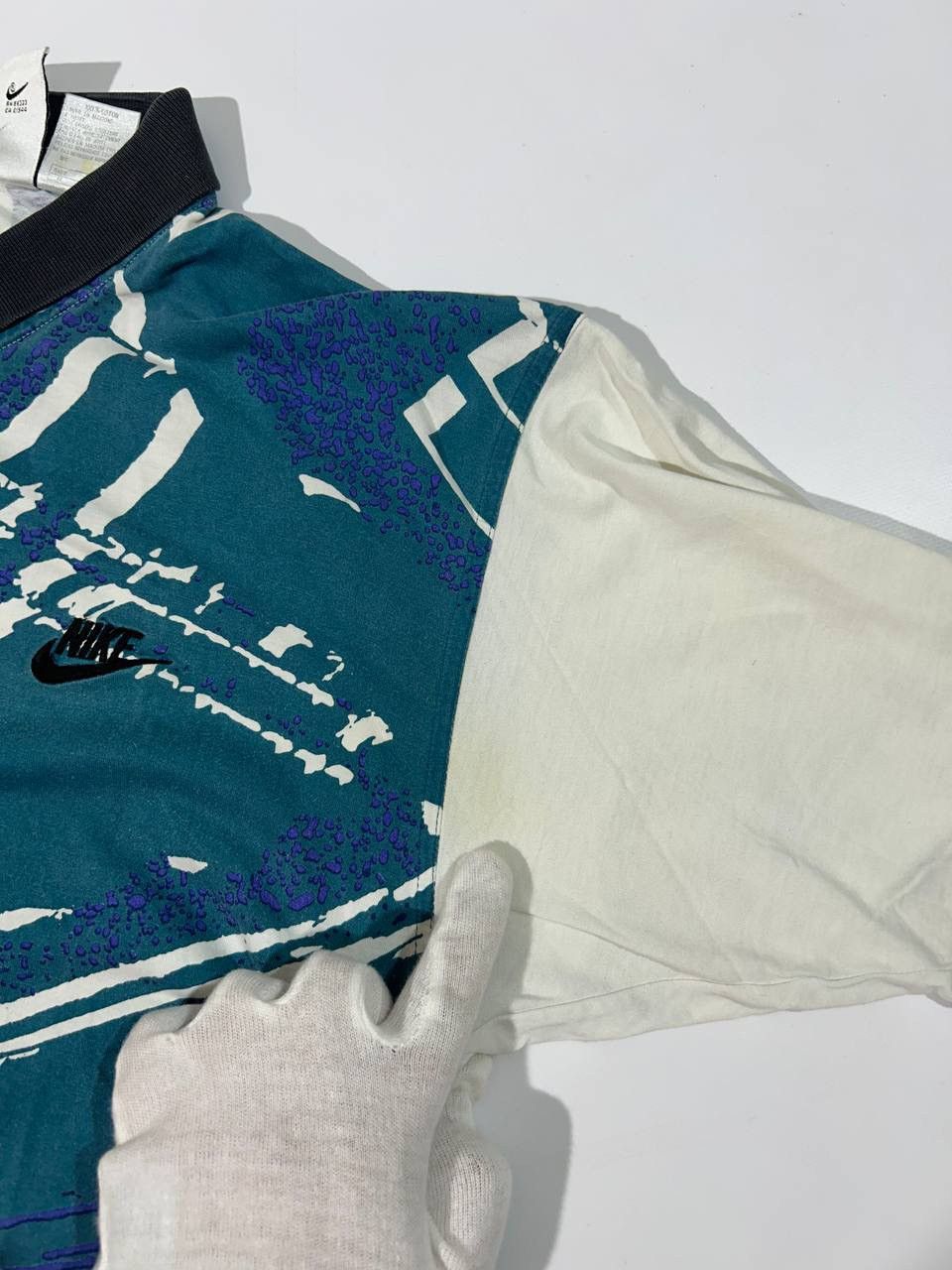 Nike × Vintage Vintage Nike Challenge Court Agassi Retro 90's Tennis Polo Size US M / EU 48-50 / 2 - 15 Thumbnail