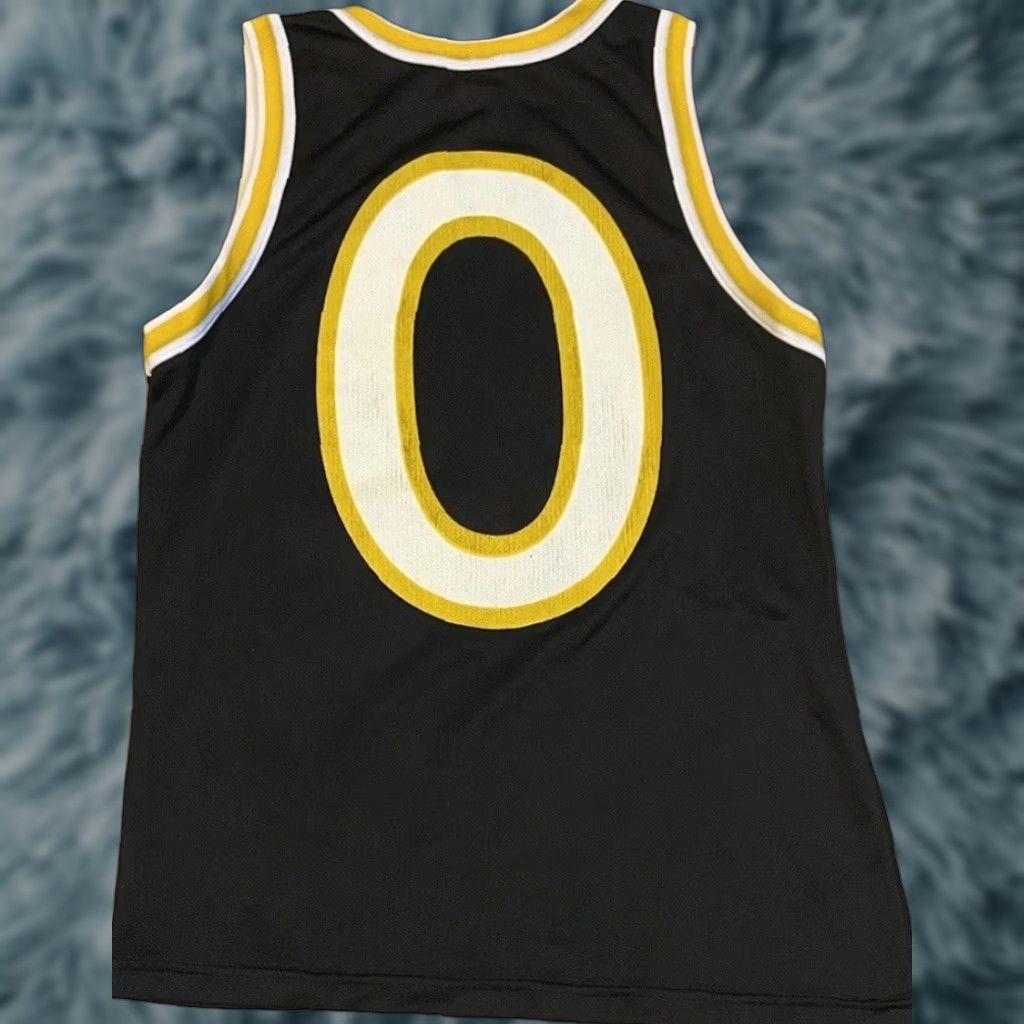 Vintage VINTAGE Champion Space Jam Monstars Jersey 40 Looney Tunes Basketball Shirt Mens Size 40 Black 90s Cartoon Movie Humour Basketball NBA Size US L / EU 52-54 / 3 - 1 Thumbnail
