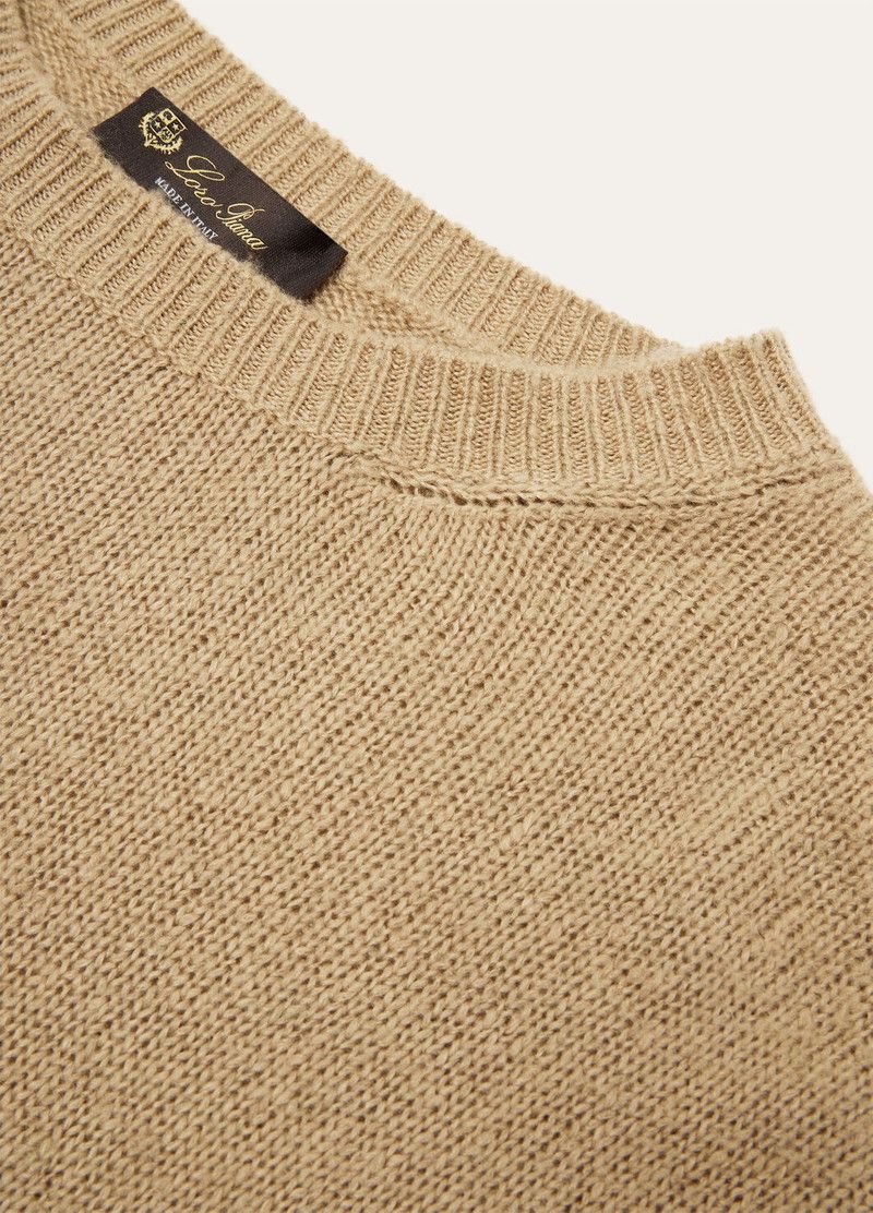 Loro Piana o1srvl11e0526 FAP2772 Brolo Crewneck Sweater in Brown Size S / US 4 / IT 40 - 7 Thumbnail