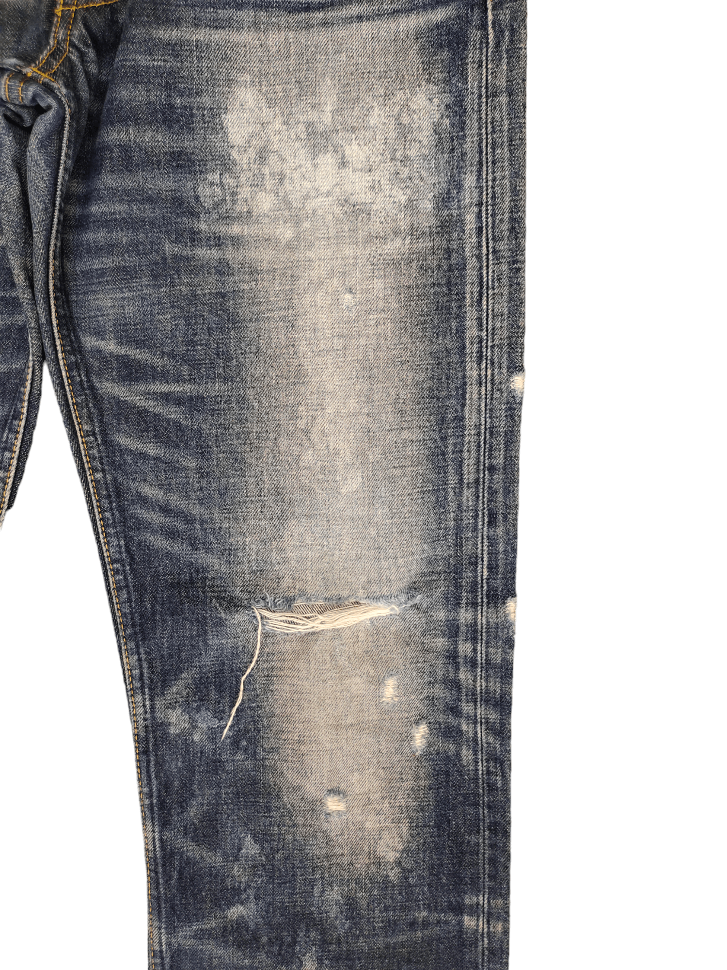 Kapital Japanese Brand Rna Inc. Acid Wash Distressed Denim Jeans Size US 32 / EU 48 - 10 Thumbnail