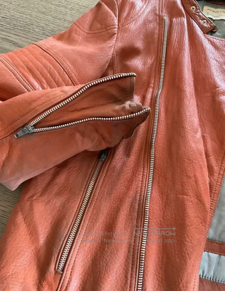 Helmut Lang Helmut Lang Leather Astro Leather Motorcycle Jacket Size US M / EU 48-50 / 2 - 7 Thumbnail