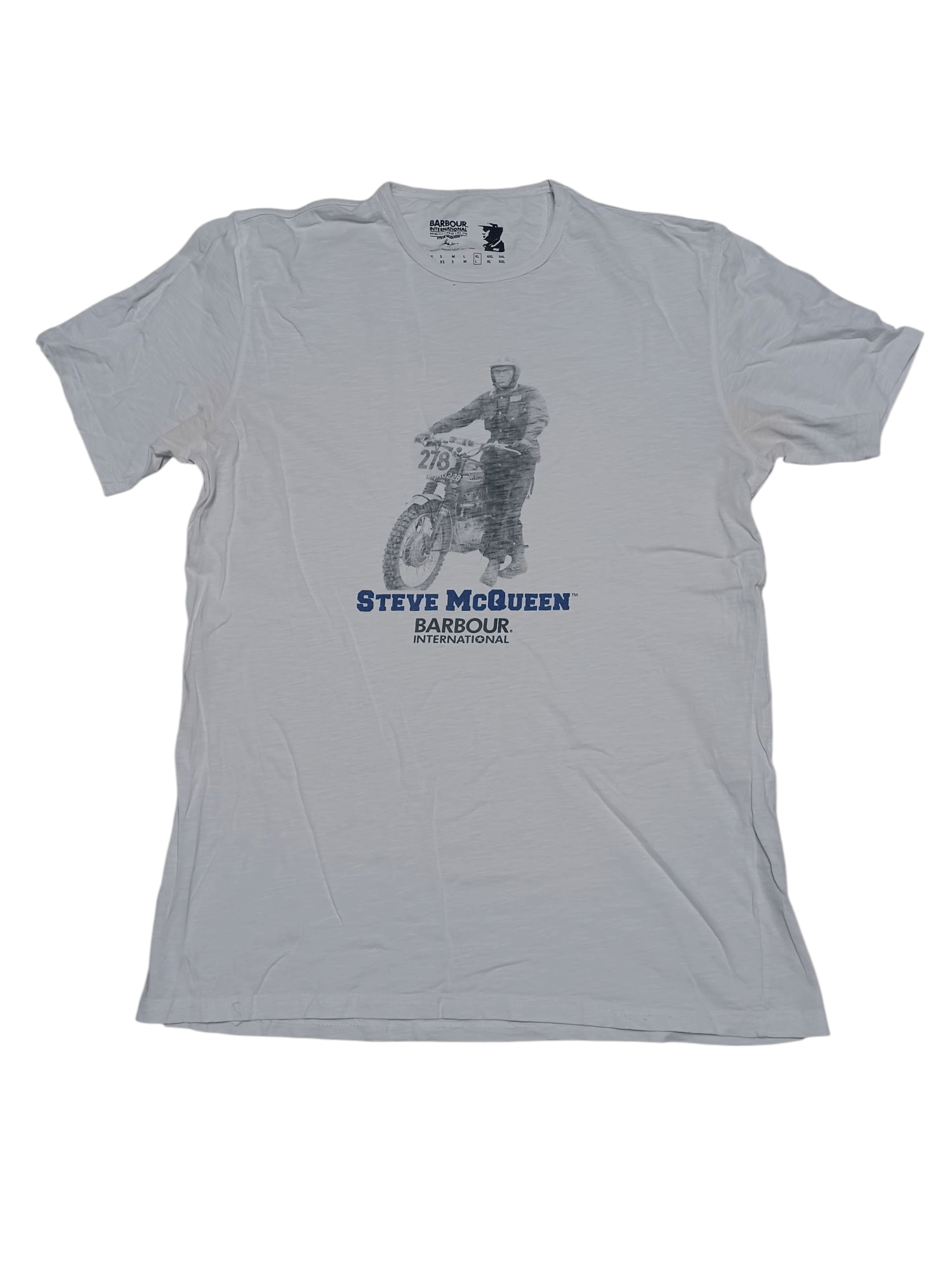 Barbour STEVE MCQUEEN BARBOUR RACING RARE TEE Size US L / EU 52-54 / 3 - 1 Thumbnail