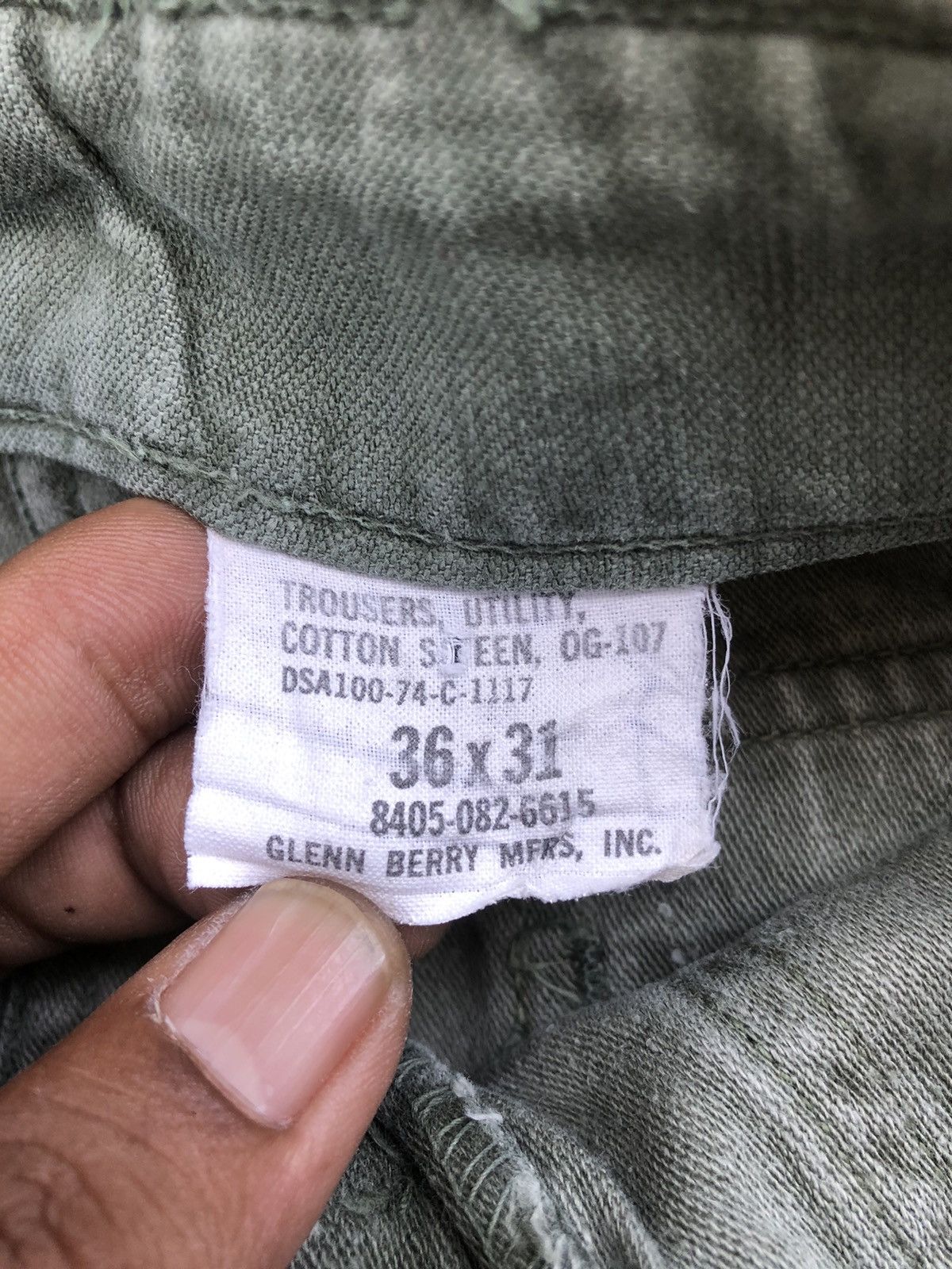 Vintage Vintage 60s 70s OG 107 US Army Utility Pants Size US 34 / EU 50 - 18 Thumbnail