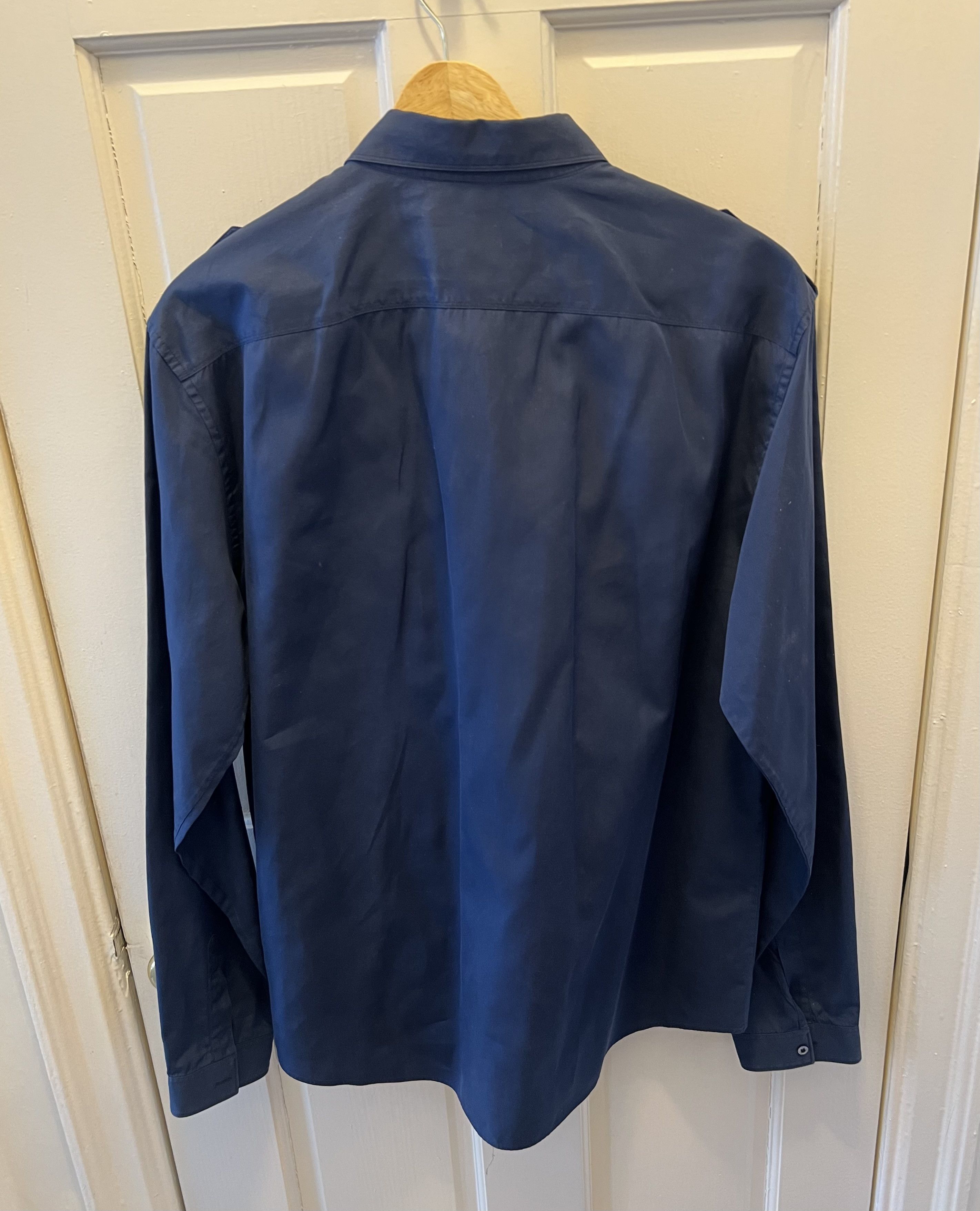 Gucci S/S17 $890 "Insect” Officers Shirt Size US L / EU 52-54 / 3 - 7 Thumbnail