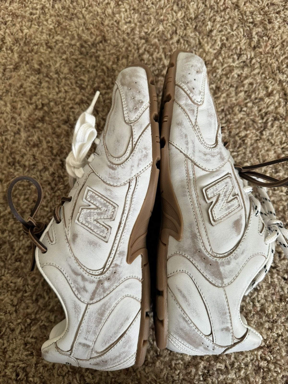Miu Miu Miu miu new balance 530 leather sneaker FW24 Size US 8.5 / IT 38.5 - 4 Thumbnail