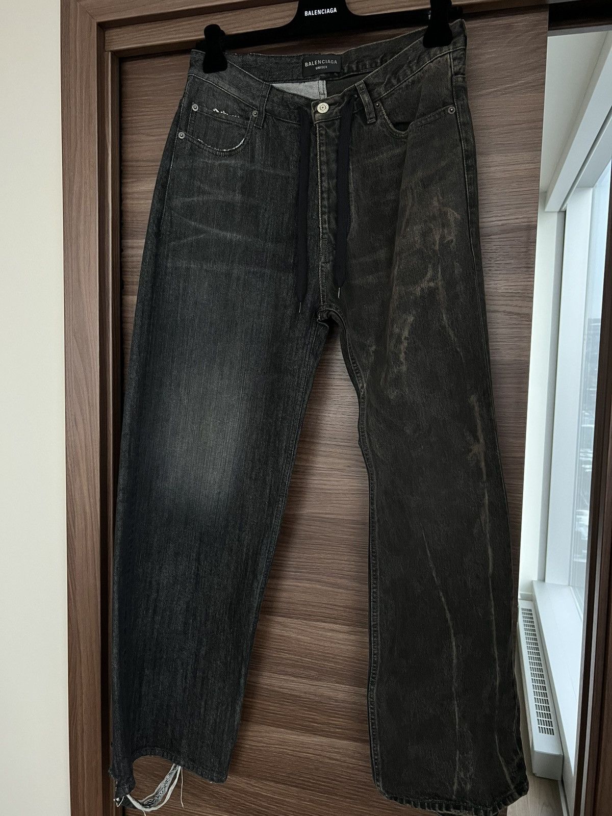 Balenciaga Balenciaga 50/50 Denim Pants Size US 30 / EU 46 - 1 Thumbnail