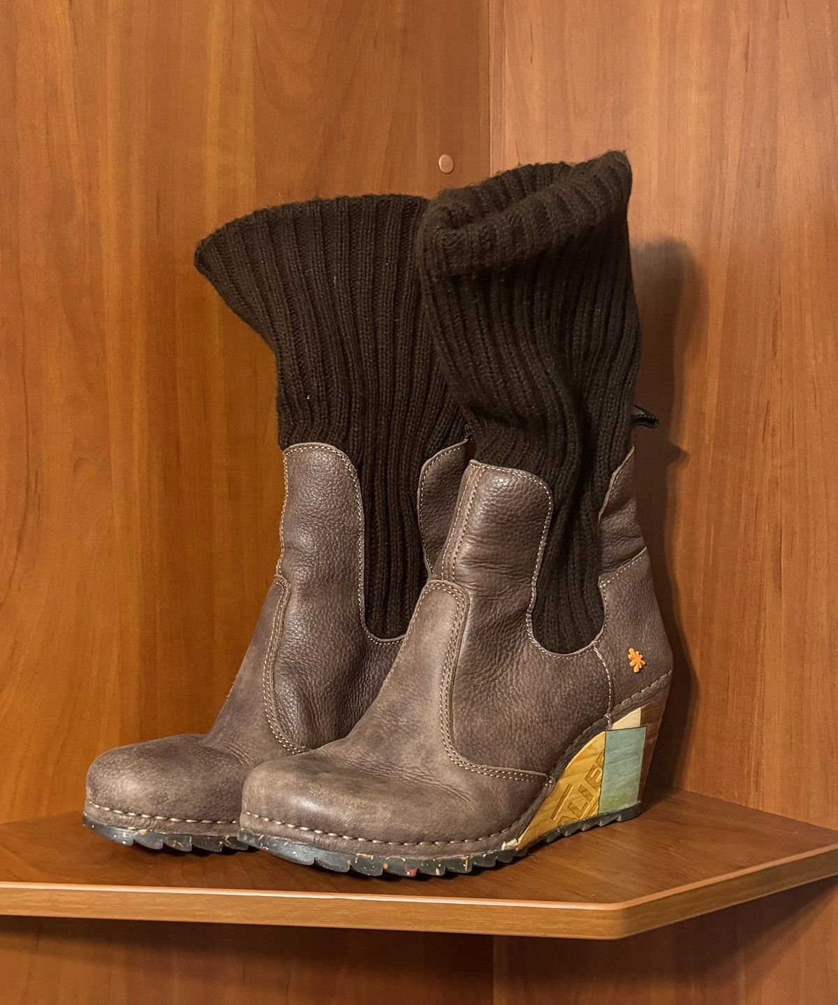 Vintage The art company US7 UE40 Avantgarde platform boots shoes wmn Size US 7 / IT 37 - 14 Thumbnail