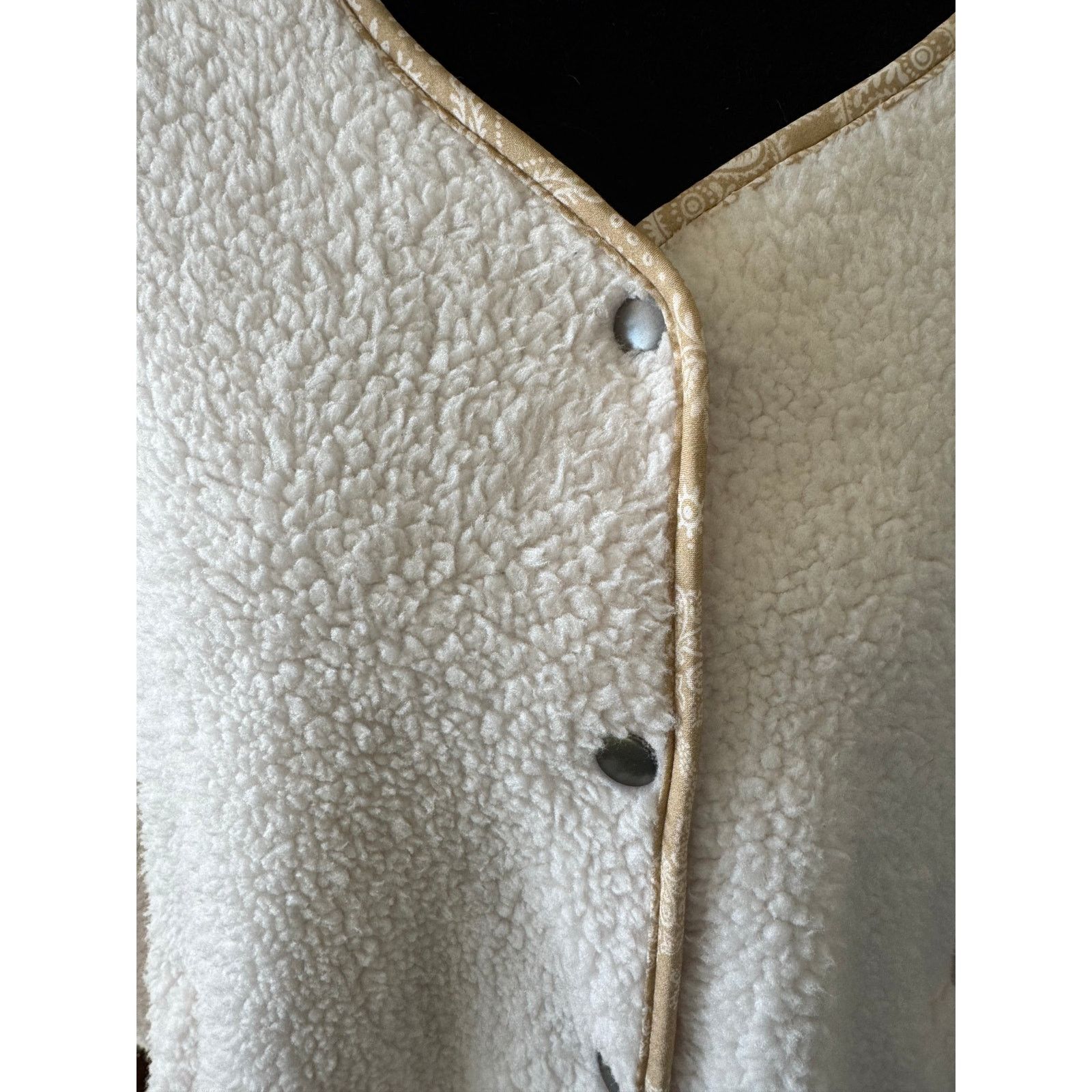 Free People Free People Cuddle Up Sherpa Poncho Vest XL Ivory Oversized Size XL / US 12-14 / IT 48-50 - 9 Thumbnail