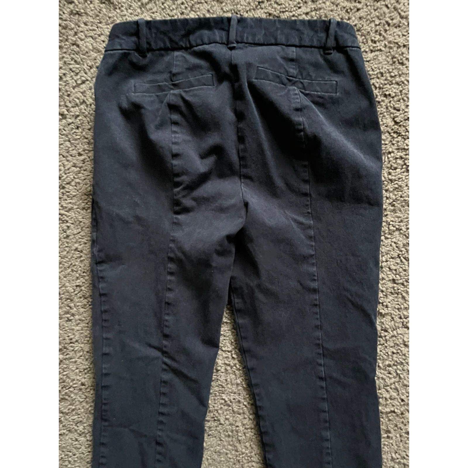J.Crew J.CREW Lexie C9716 DOC Stretch Skinny Leg Pants 2S Blue Women's Regular 28in Inseam Cotton Blend Zip Front Chino Stretch Size 26" / US 2 / IT 38 - 4 Thumbnail