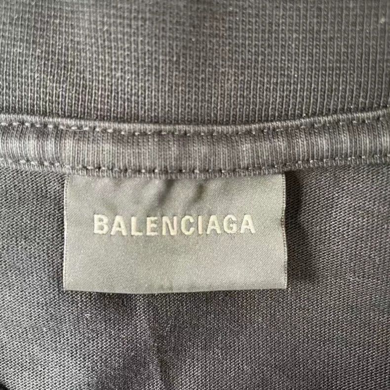 Balenciaga Balenciaga Black mirror flip logo short sleeve Size US XS / EU 42 / 0 - 3 Thumbnail