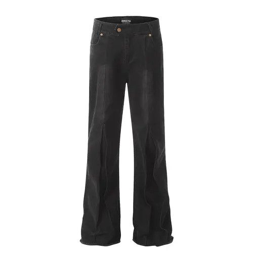 Japanese Brand Men's vintage washed distressed flared jeans Size US 32 / EU 48 - 1 Thumbnail