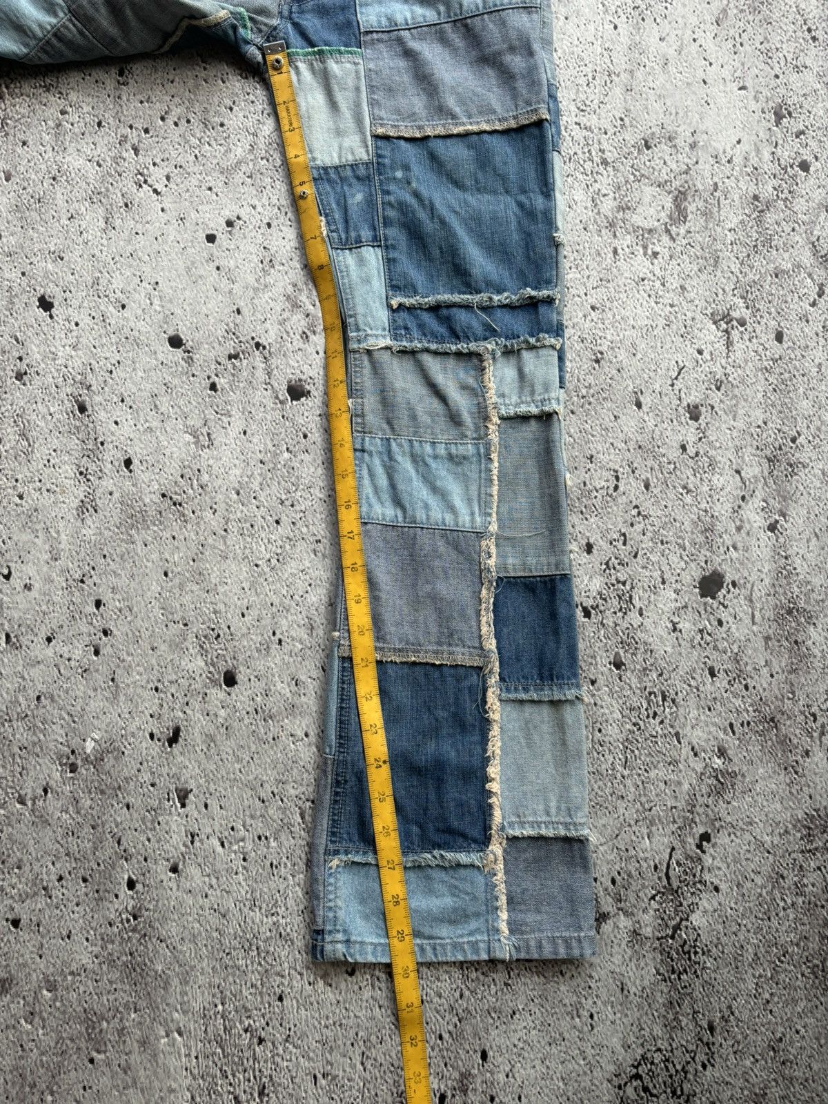 Hysteric Glamour Marginal Glamour patchwork denim jeans Size US 29 - 12 Thumbnail