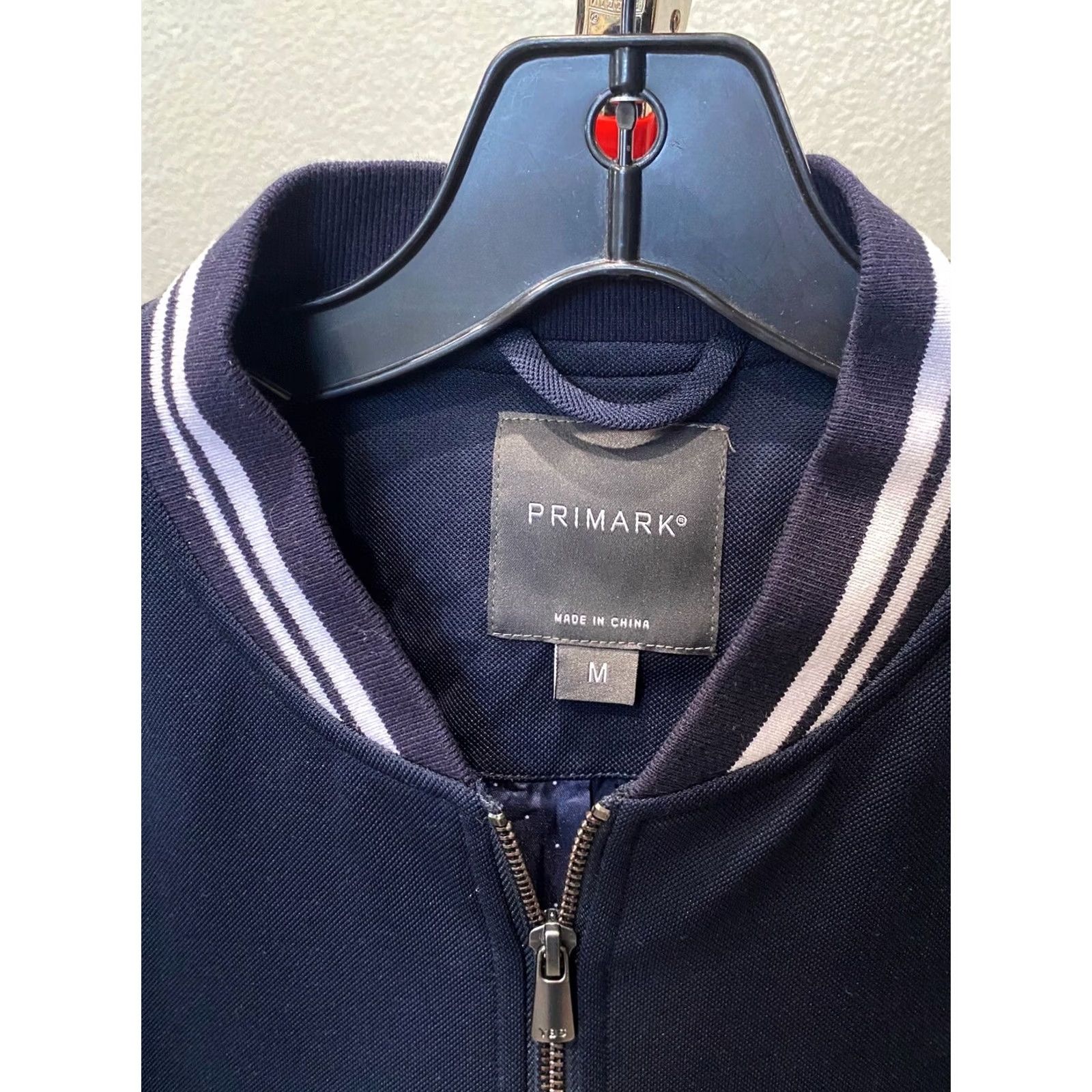 Primark Primark Windbreaker Jacket M Mandarin Collar Lined Zippered SWEATER JACKET Mens Length 28 Multicolor Size US M / EU 48-50 / 2 - 5 Thumbnail