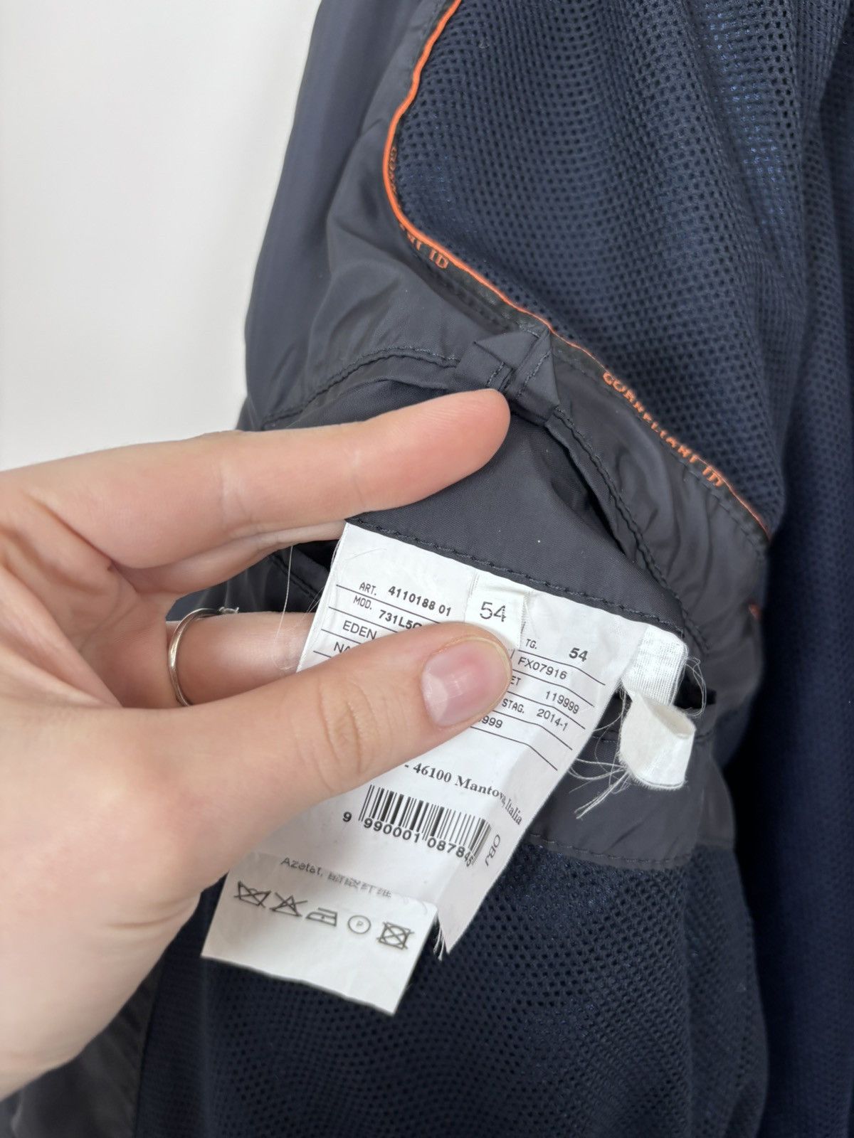 Corneliani Corneliani ID Men’s Eden Navy Blue Full Zip Bomber Jacket Size US L / EU 52-54 / 3 - 13 Thumbnail