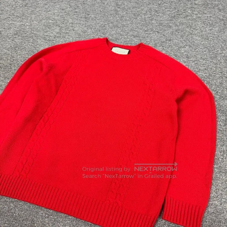 Gucci Gucci Double G Hemp Flower Knitted Sweater Size XXS / US 00 / IT 34 - 4 Thumbnail
