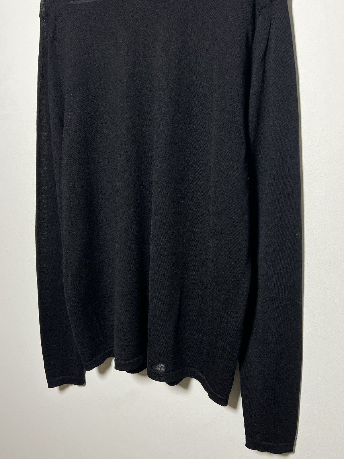Acne Studios acne studios y2k black wool turtleneck Size US L / EU 52-54 / 3 - 3 Thumbnail