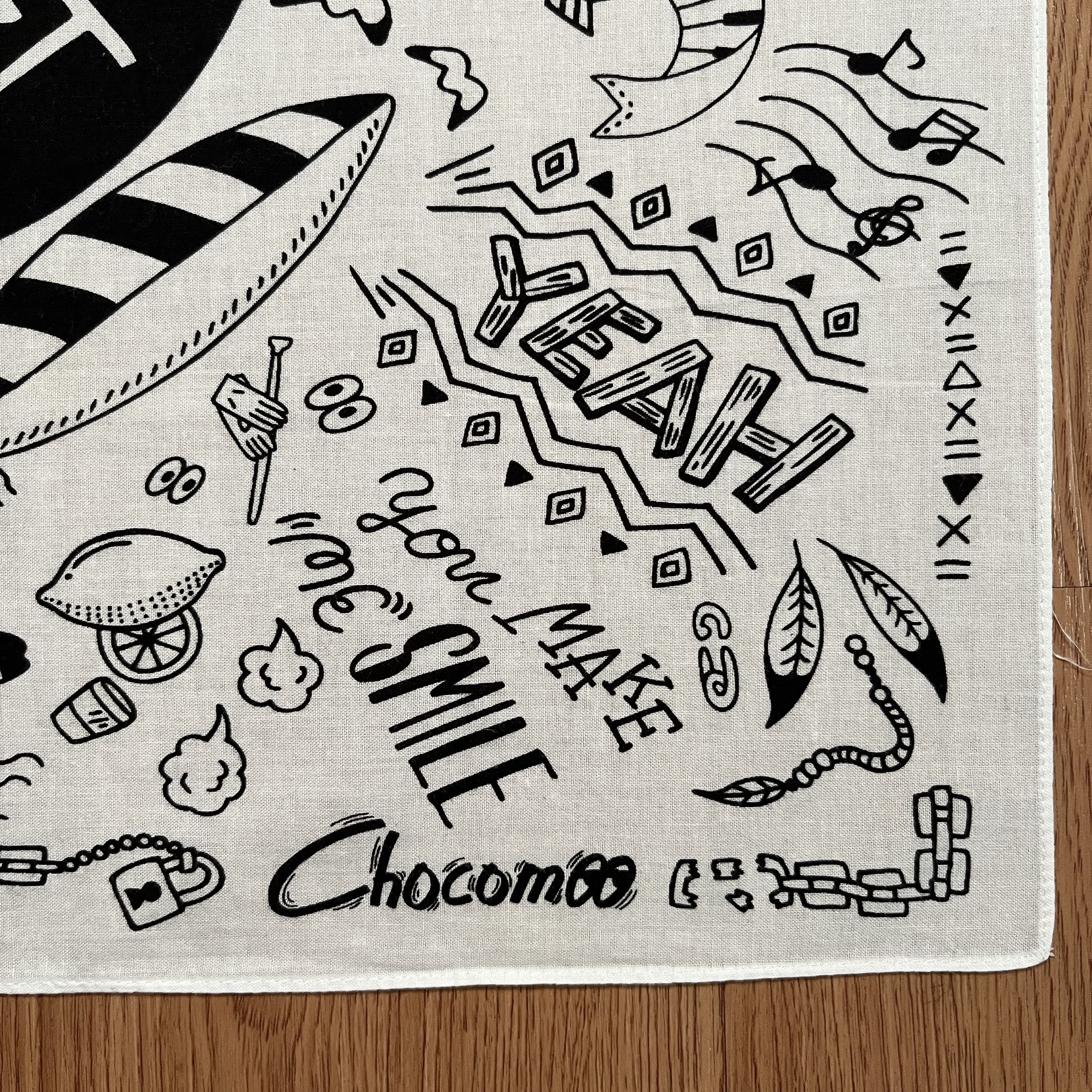 Other Honest Boy Chocomoo Handkerchief Size ONE SIZE - 2 Thumbnail