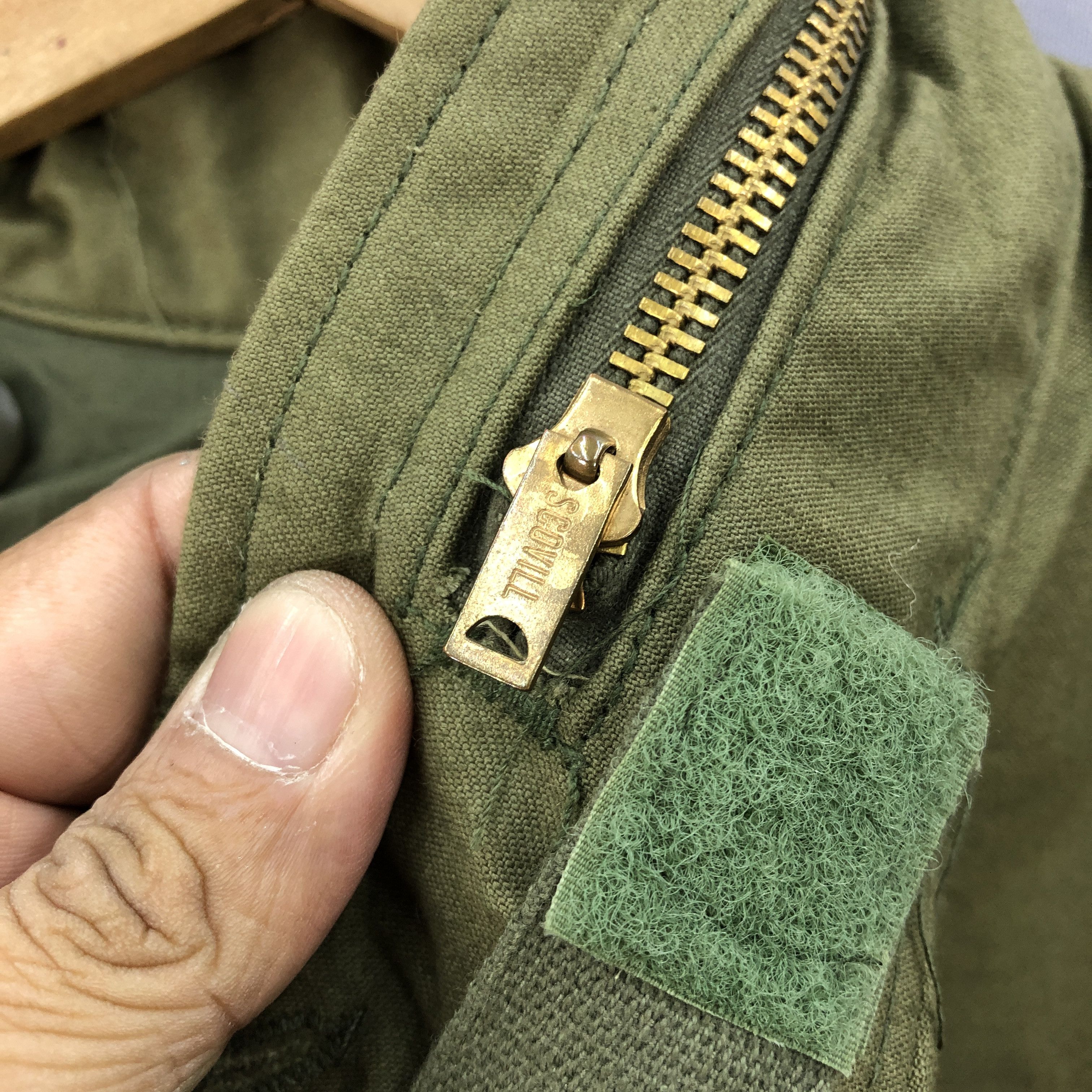 Alpha Industries × Vintage Vintage 80s Alpha Industries OG 107 Coat Military Jacket Size US M / EU 48-50 / 2 - 7 Thumbnail