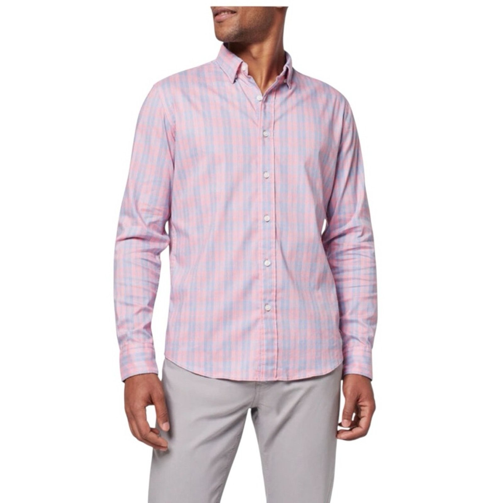 Faherty FAHERTY Movement Summer Rose Plaid medium men button down Size US M / EU 48-50 / 2 - 1 Thumbnail