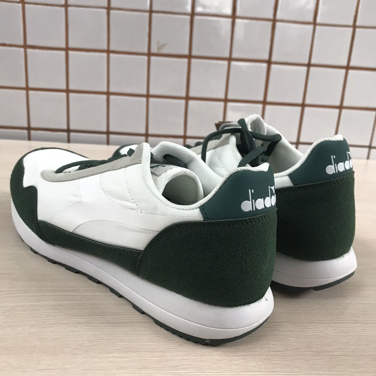 Diadora Diadora Fabien Casual Trainner Shoes Green Suede nylon new Size US 8 / EU 41 - 16 Thumbnail