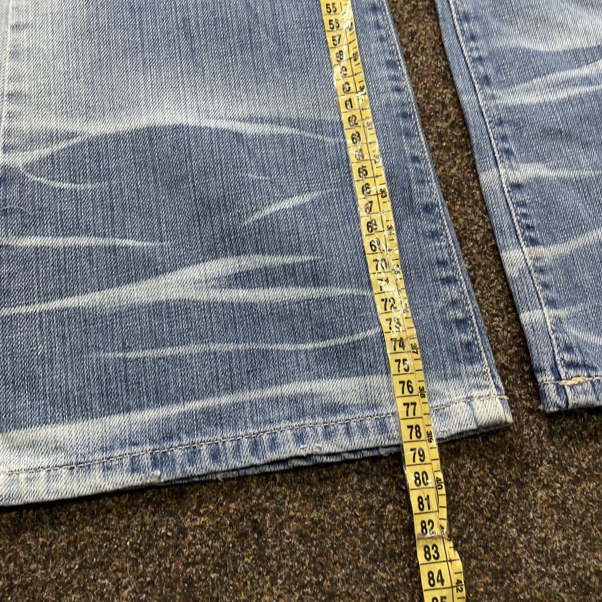 Vintage Vintage Y2K Baggy Flared Jeans Sun Faded Skate Aesthetic Size 34" / US 12 / IT 48 - 7 Thumbnail