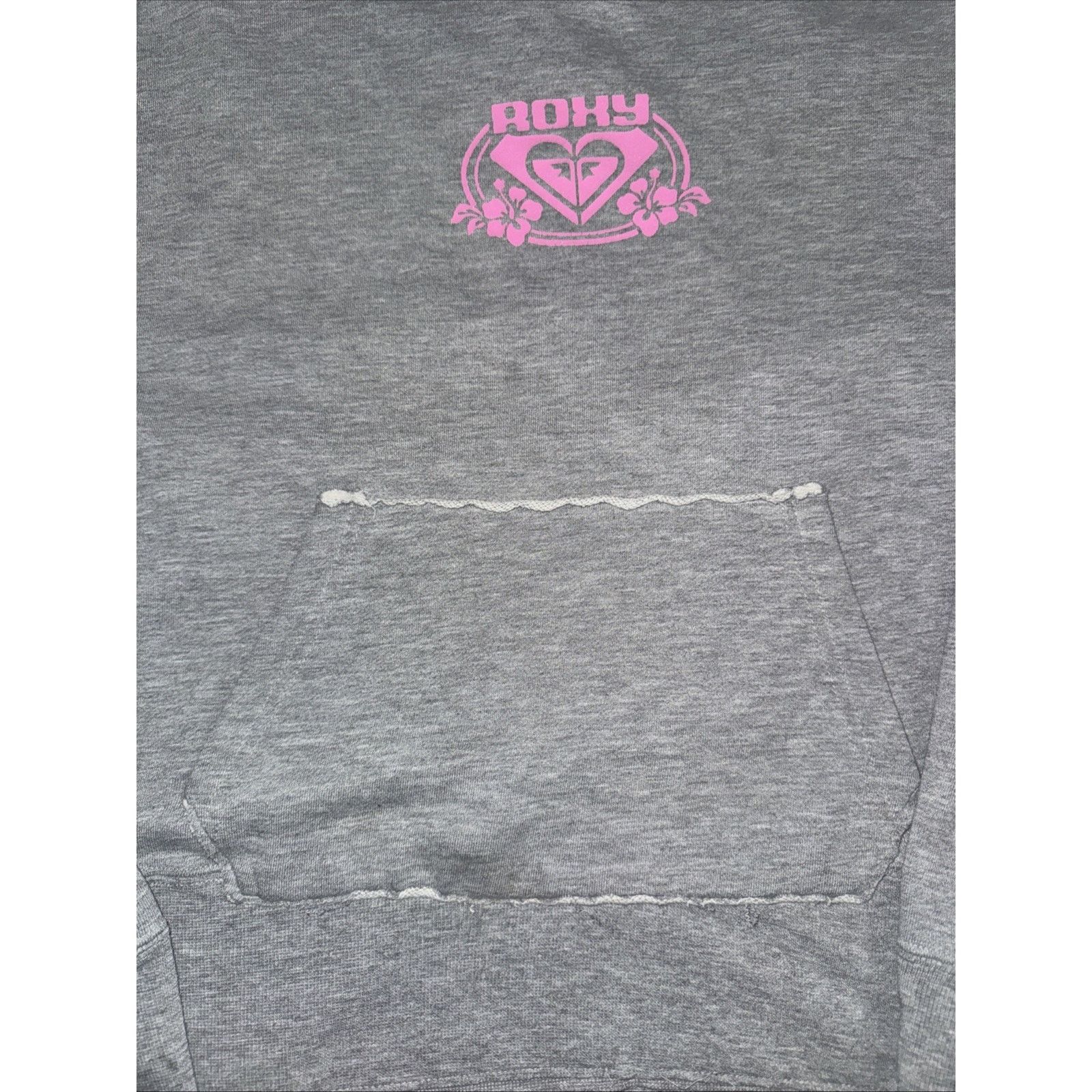 Quiksilver × Vintage Roxy Surf Hoodie Women’s L Gray Pullover Sweatshirt 20x22 Size L / US 10 / IT 46 - 3 Thumbnail