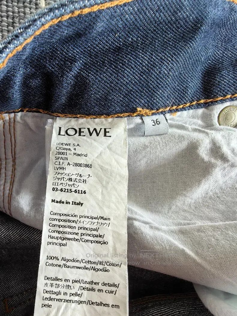 Loewe Loewe Shorts, Front and Back Leather Tag Decorated with Lo Size 24" / US 00 / IT 34 - 4 Thumbnail