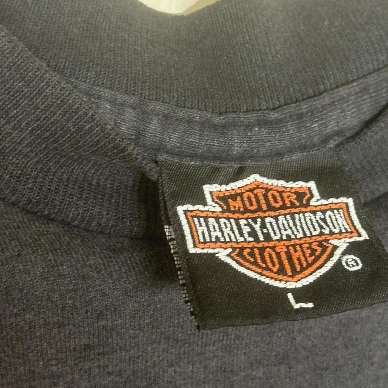 Harley Davidson 1991 Harley Davidson 3D Emblem Faded Eagle Graphic T Large Size US L / EU 52-54 / 3 - 7 Thumbnail