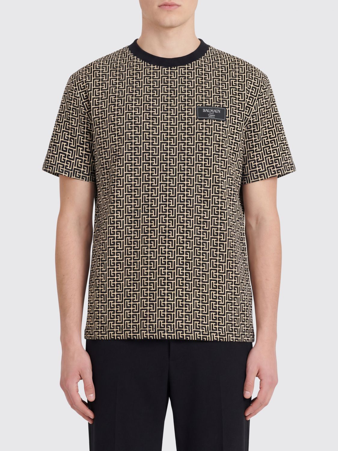 Balmain Balmain T-Shirt Men Ivory Size US S / EU 44-46 / 1 - 1 Thumbnail