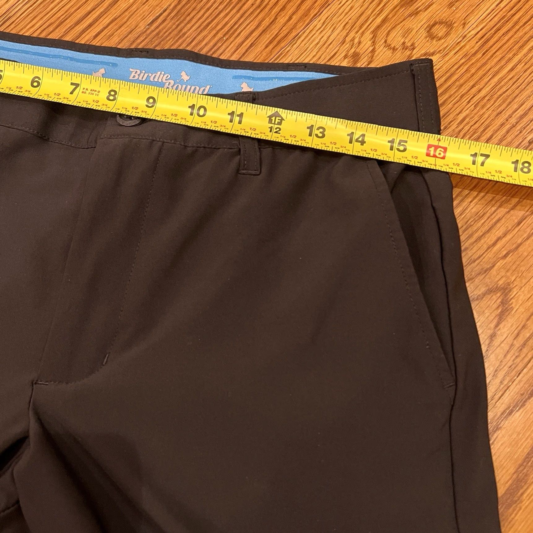 Vintage Birdie Bound Pants Mens 32x32 Black Performance Golf Stretch Lightweight Size US 32 / EU 48 - 7 Thumbnail