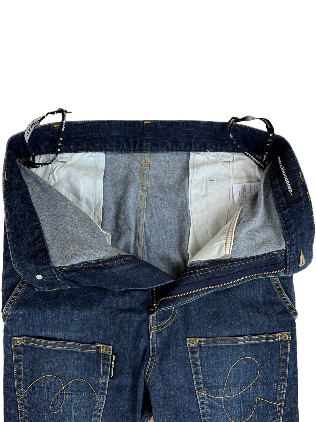 Issey Miyake Masterpiece of Issey Miyake ‘Backwards’ Hightwaist Denim Size US 32 / EU 48 - 5 Thumbnail