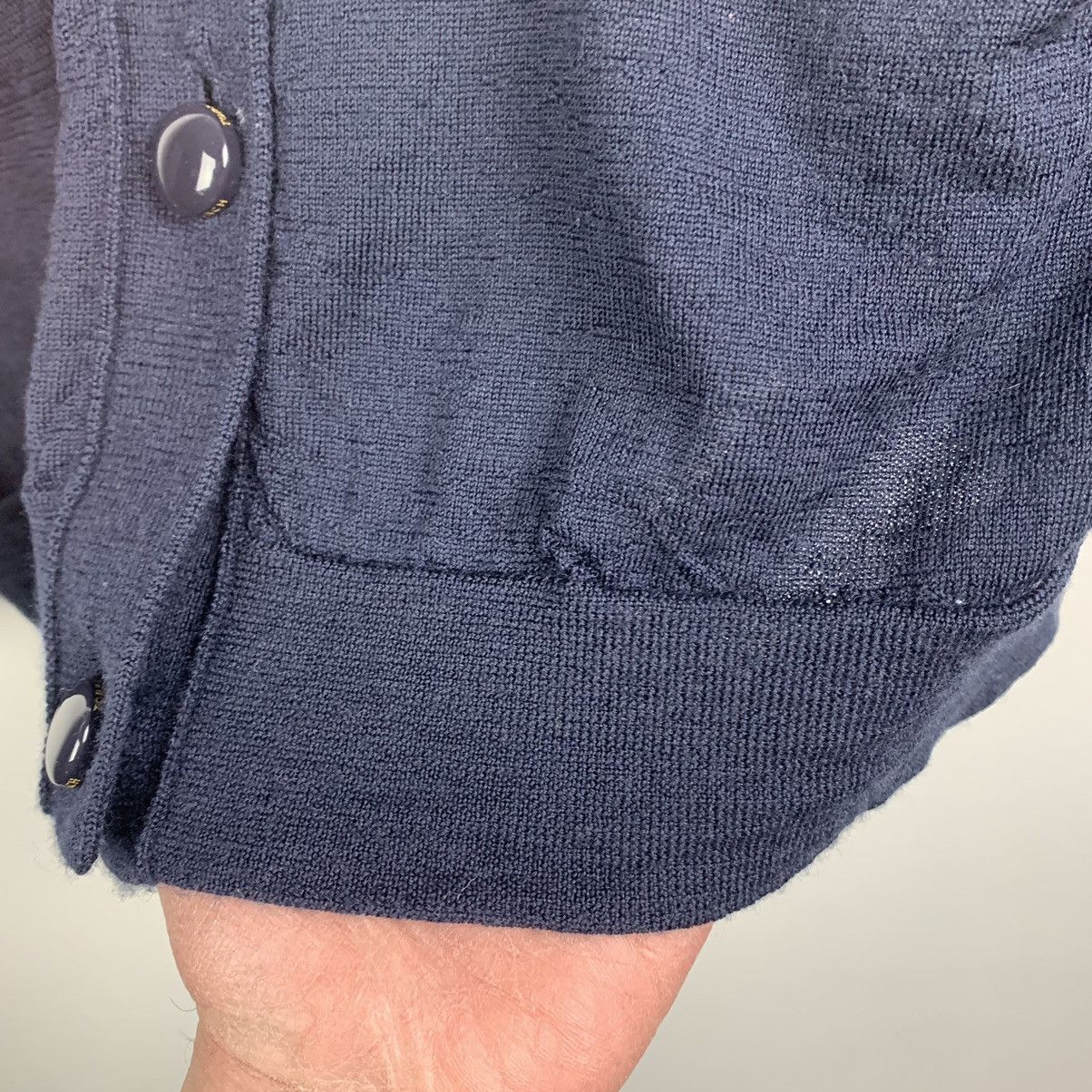 Tory Burch Tory Burch Merino Wool Cardigan Buttons Up V-Neck Size L Size L / US 10 / IT 46 - 17 Thumbnail