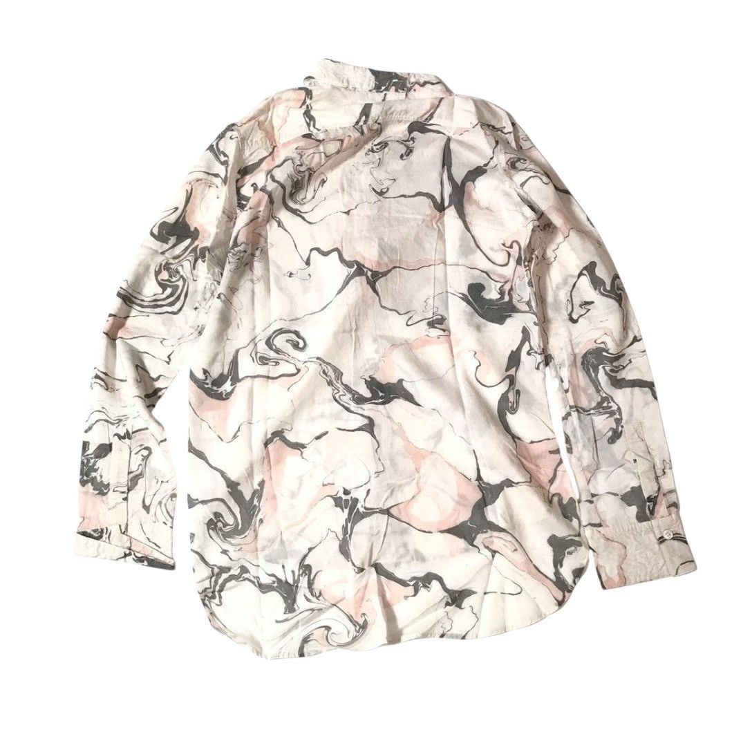 Yohji Yamamoto Vintage yohji yamamoto y’s flowy printed button up Size US S / EU 44-46 / 1 - 8 Thumbnail
