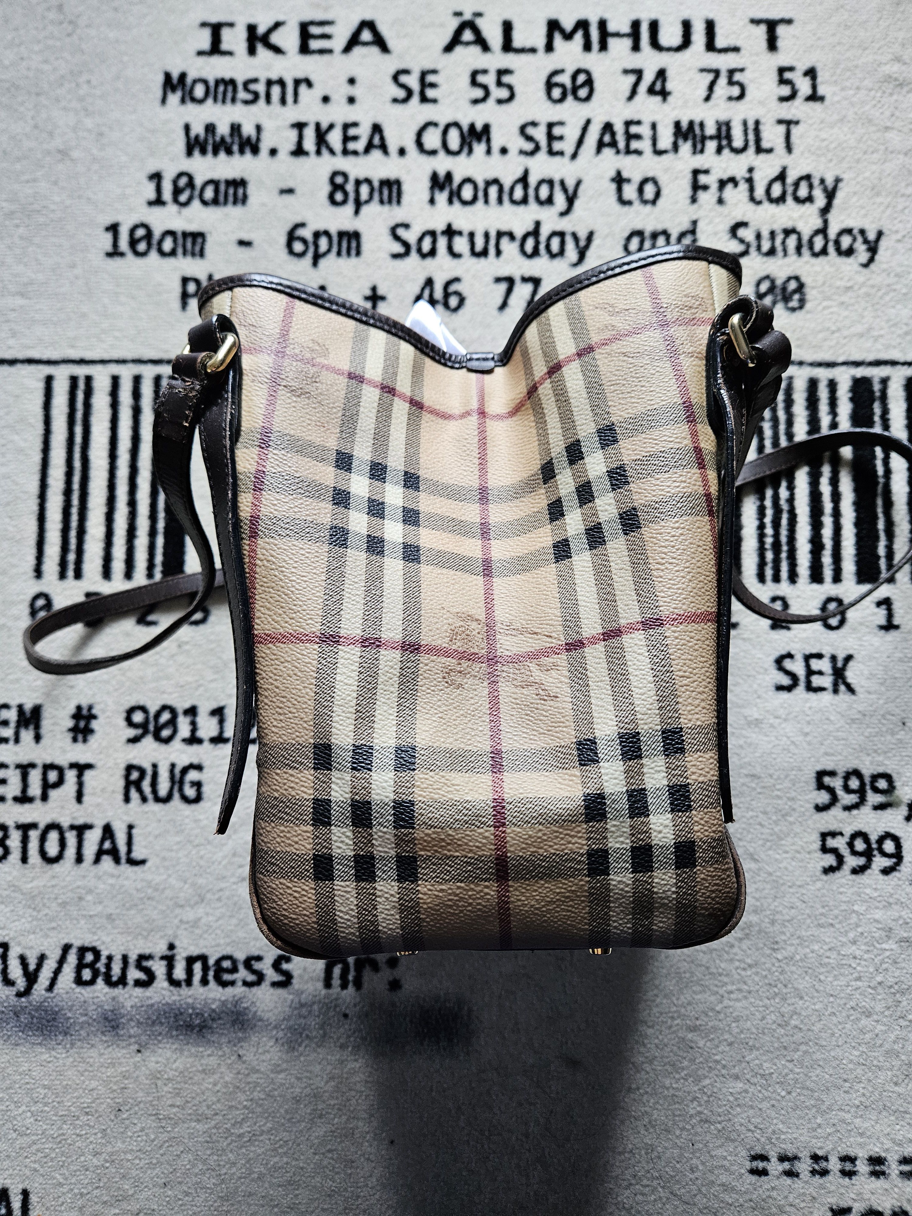 Burberry Canterybury Canvas Tote Bag Size ONE SIZE - 5 Thumbnail