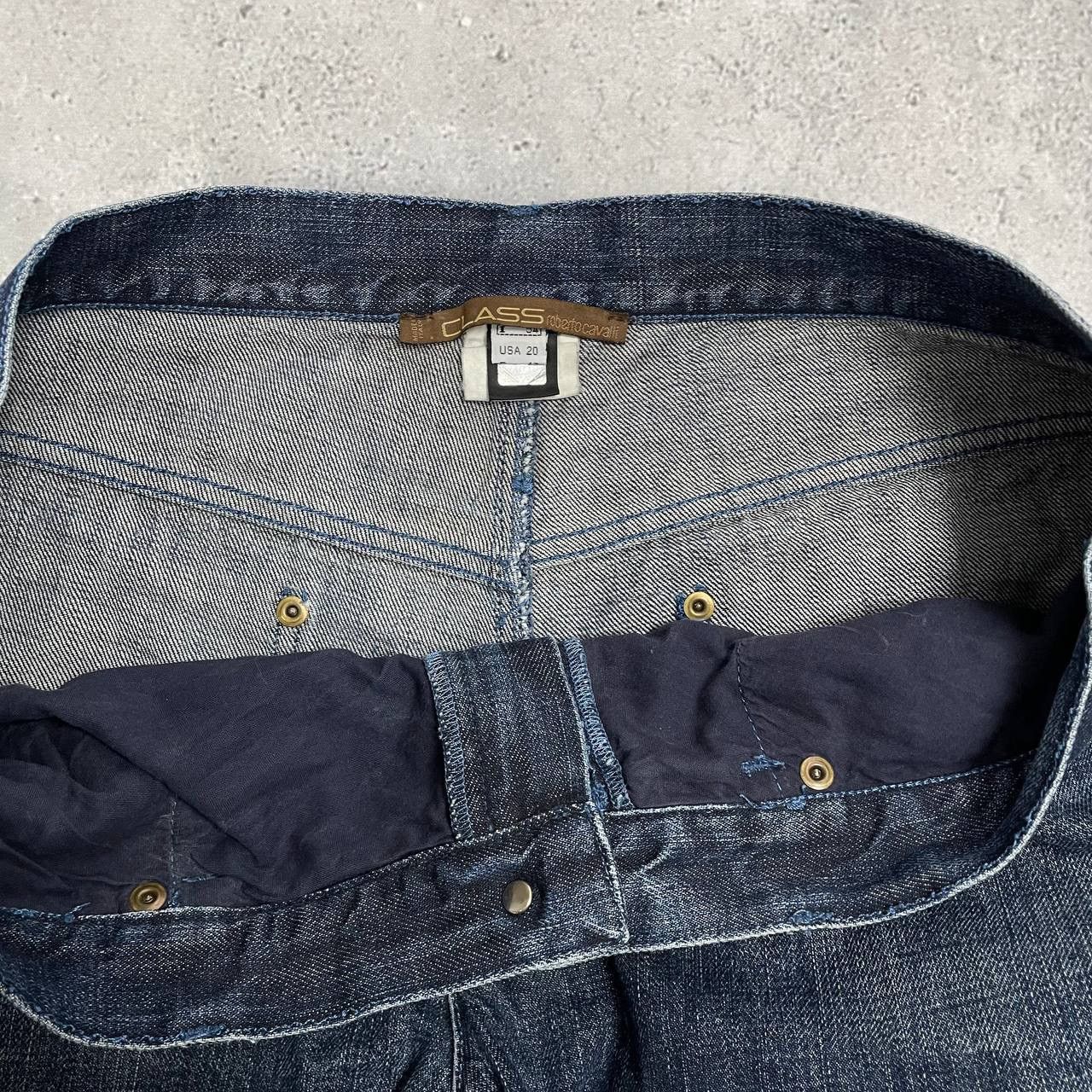 Designer × Roberto Cavalli × Vintage Vintage Roberto Cavalli Class Straight Fit Jeans Size W37 Size US 37 - 8 Thumbnail