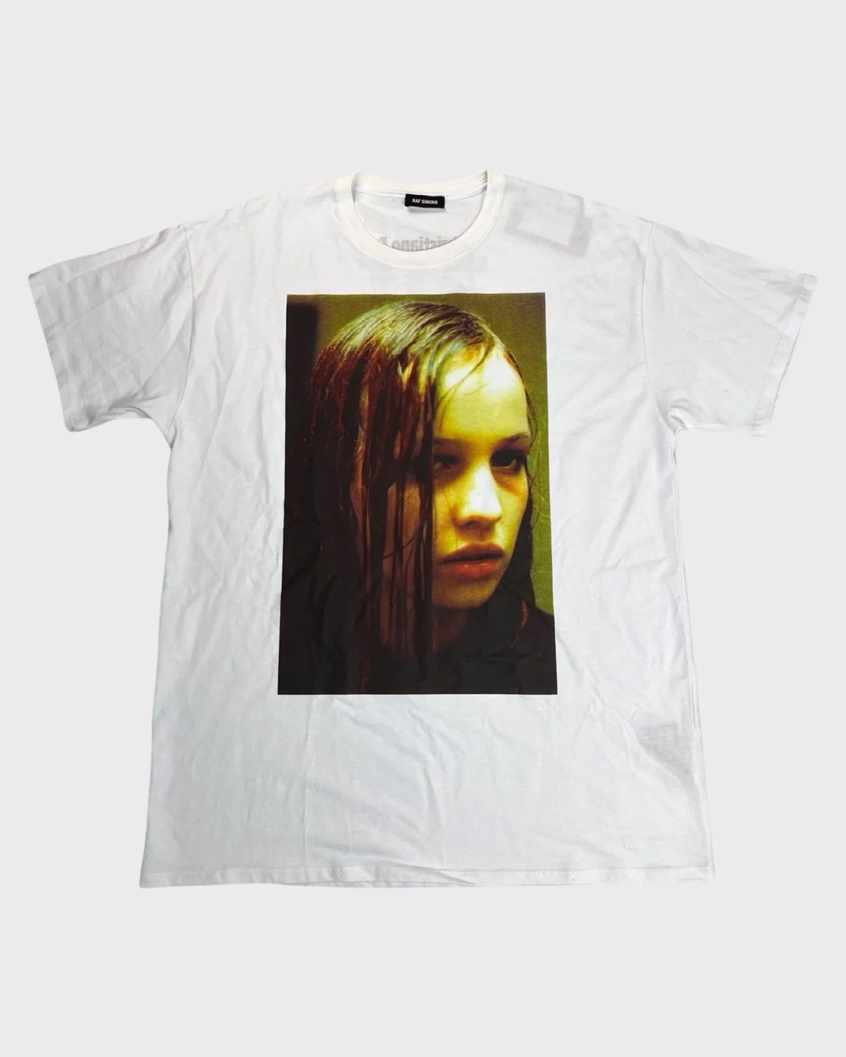 Raf Simons RAF SIMONS CHRISTIANE F T-SHIRT WHITE SZ:L | Grailed