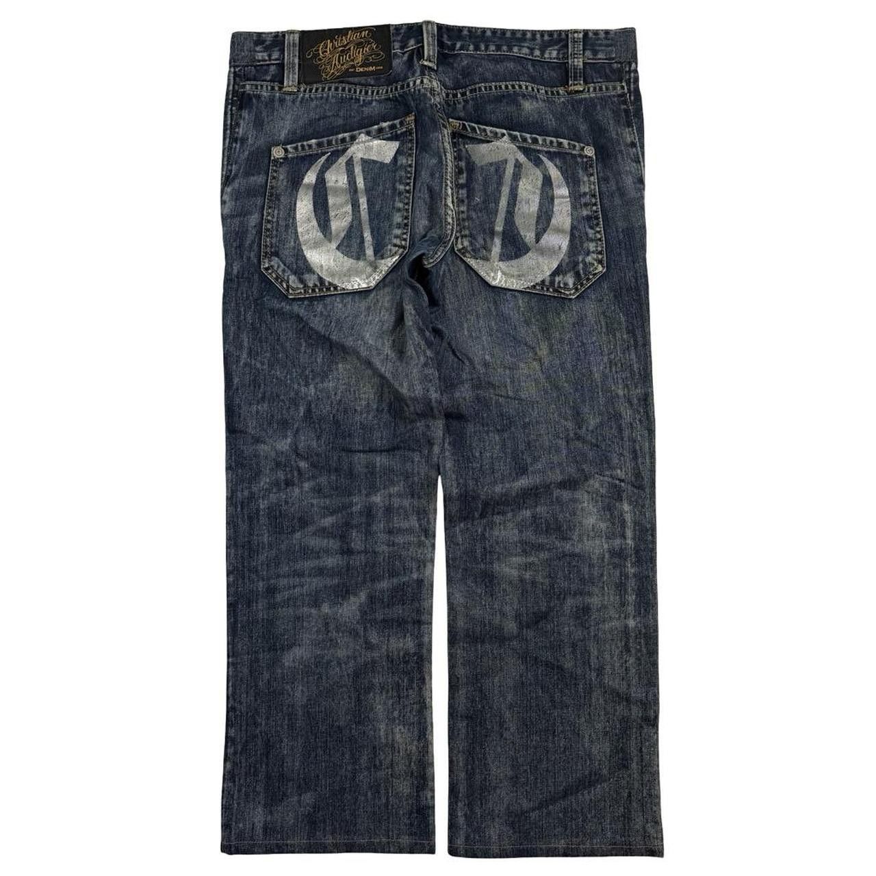 Christian Audigier Vintage Christian Audigier Denim Jeans - Waist: 36” Size US 36 / EU 52 - 1 Thumbnail