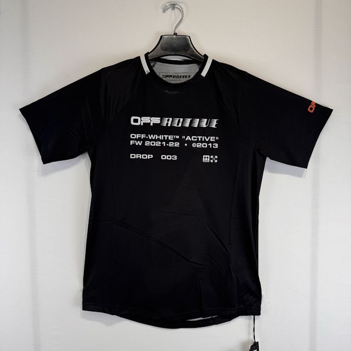 Off-White o1rshd1 Q:2 / Active Short Sleeve Mesh Tee in Black Size US S / EU 44-46 / 1 - 1 Thumbnail