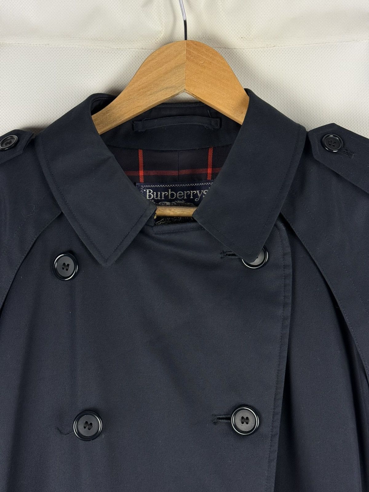Burberry Burberrys Vintage Belted Double Breasted Trench Coat Jacket Size XXL / US 16-18 / IT 52-54 - 9 Thumbnail