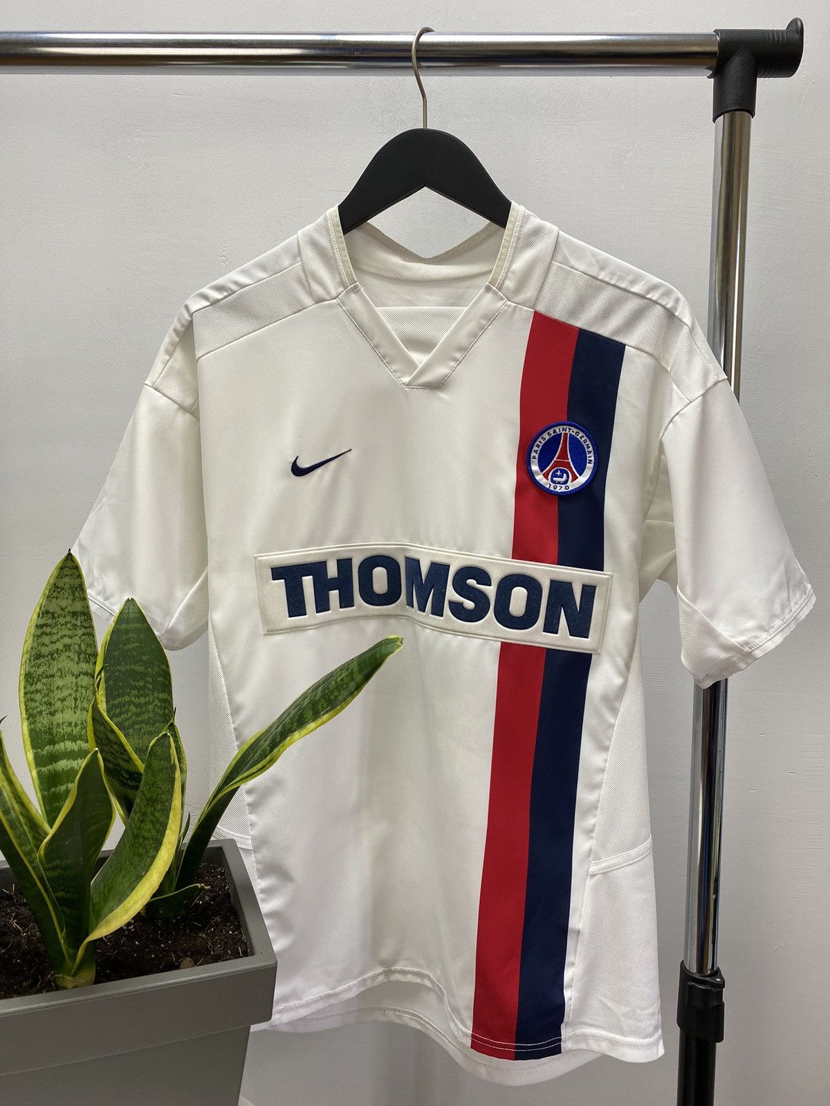 Vintage PSG Paris Saint Germain 2002 2003 Nike Soccer Jersey Size US S / EU 44-46 / 1 - 1 Thumbnail