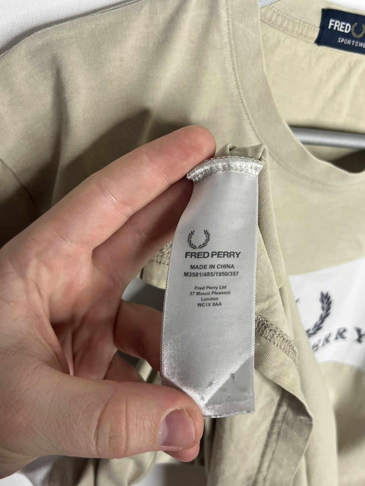 Fred Perry × Vintage 🔥 Vintage Rare Fred Perry Big Logo T-Shirt Tee 🔥 Size US XL / EU 56 / 4 - 7 Thumbnail