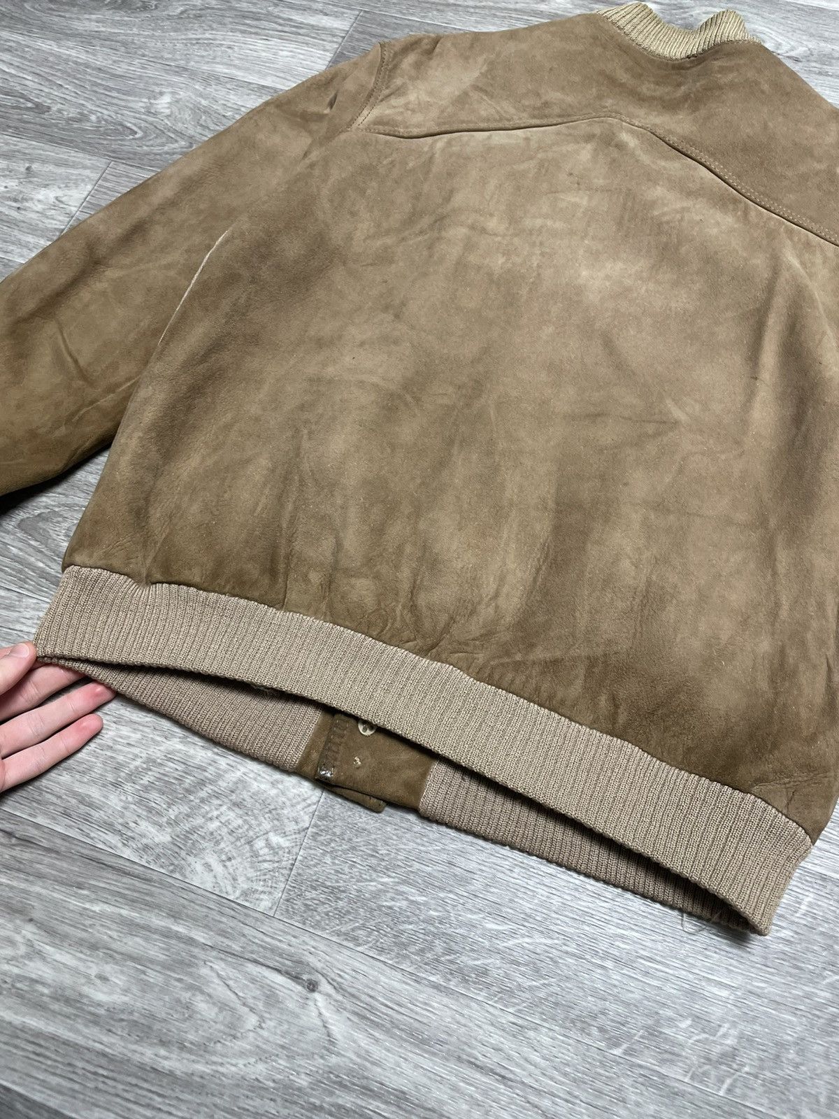 If Six Was Nine Vintage Brown Real Suede Button-Up Jacket Size US M / EU 48-50 / 2 - 24 Thumbnail