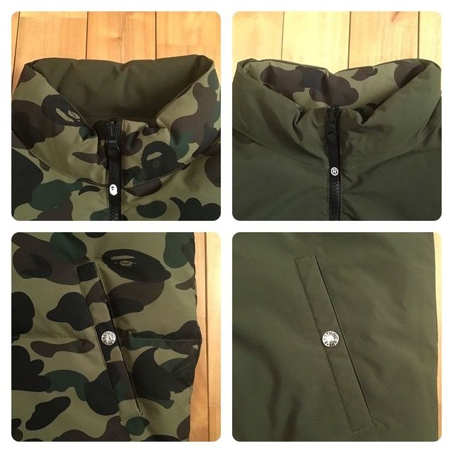 Bape 🔥Reversible🔥 BAPE CAMO Puffer Down Vest a bathing ape Size US M / EU 48-50 / 2 - 7 Thumbnail
